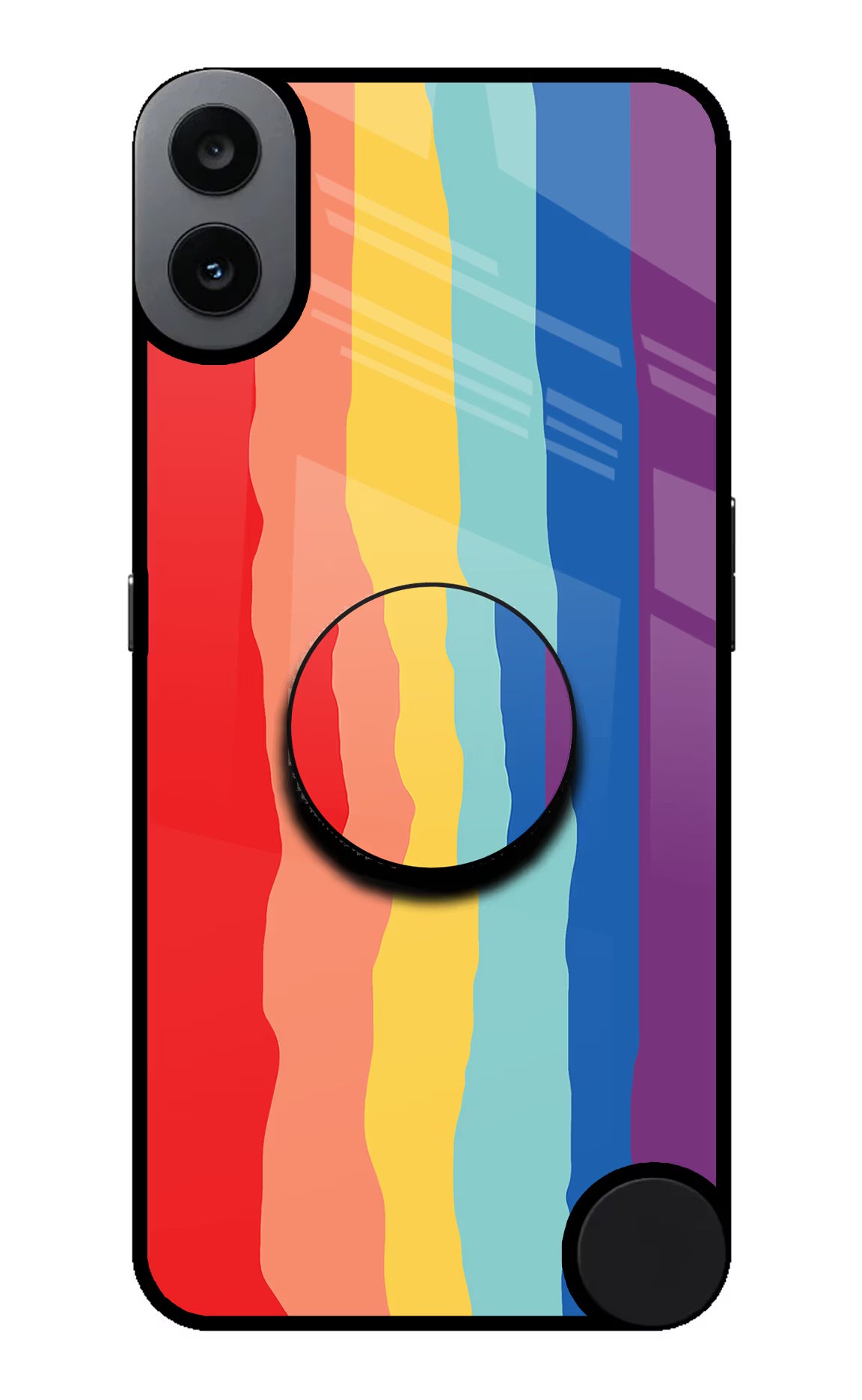 Rainbow CMF by Nothing Phone 1 Pop Case - Rainbow CMF by Nothing Phone 1 Pop Case by Casekaro Rainbow CMF by Nothing Phone 1 Pop Case by Casekaro