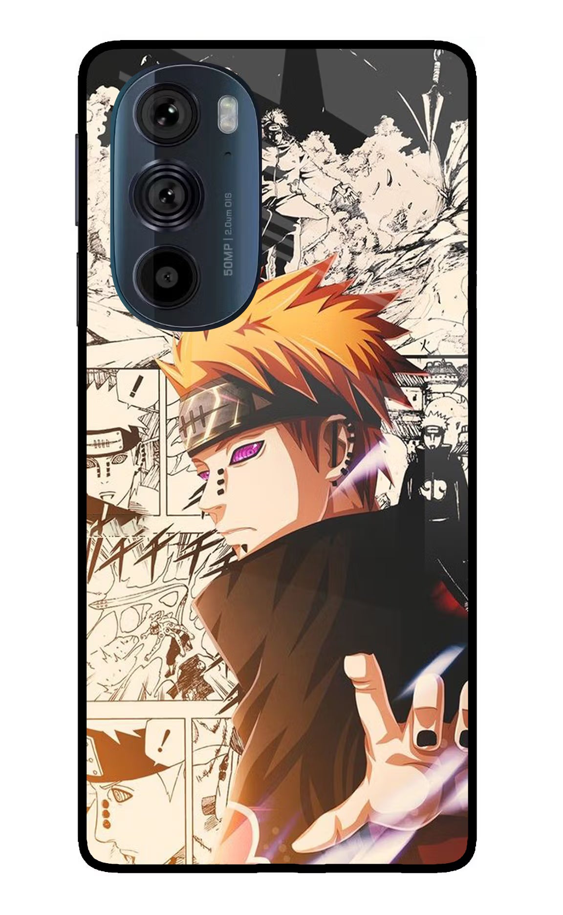 Pain Anime Moto Edge 30 Pro Glass Case - Pain Anime Moto Edge 30 Pro Glass Case Pain Anime Moto Edge 30 Pro Glass Case