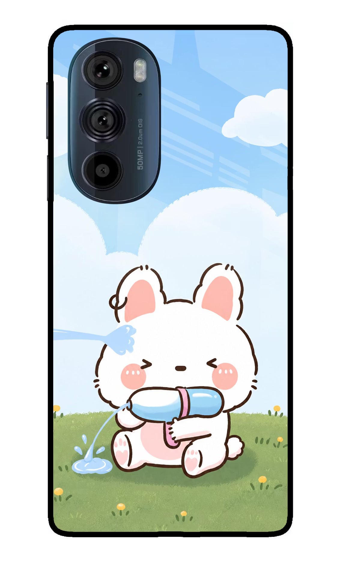 Bunny Treat Moto Edge 30 Pro Glass Case - Bunny Treat Moto Edge 30 Pro Glass Case Bunny Treat Moto Edge 30 Pro Glass Case