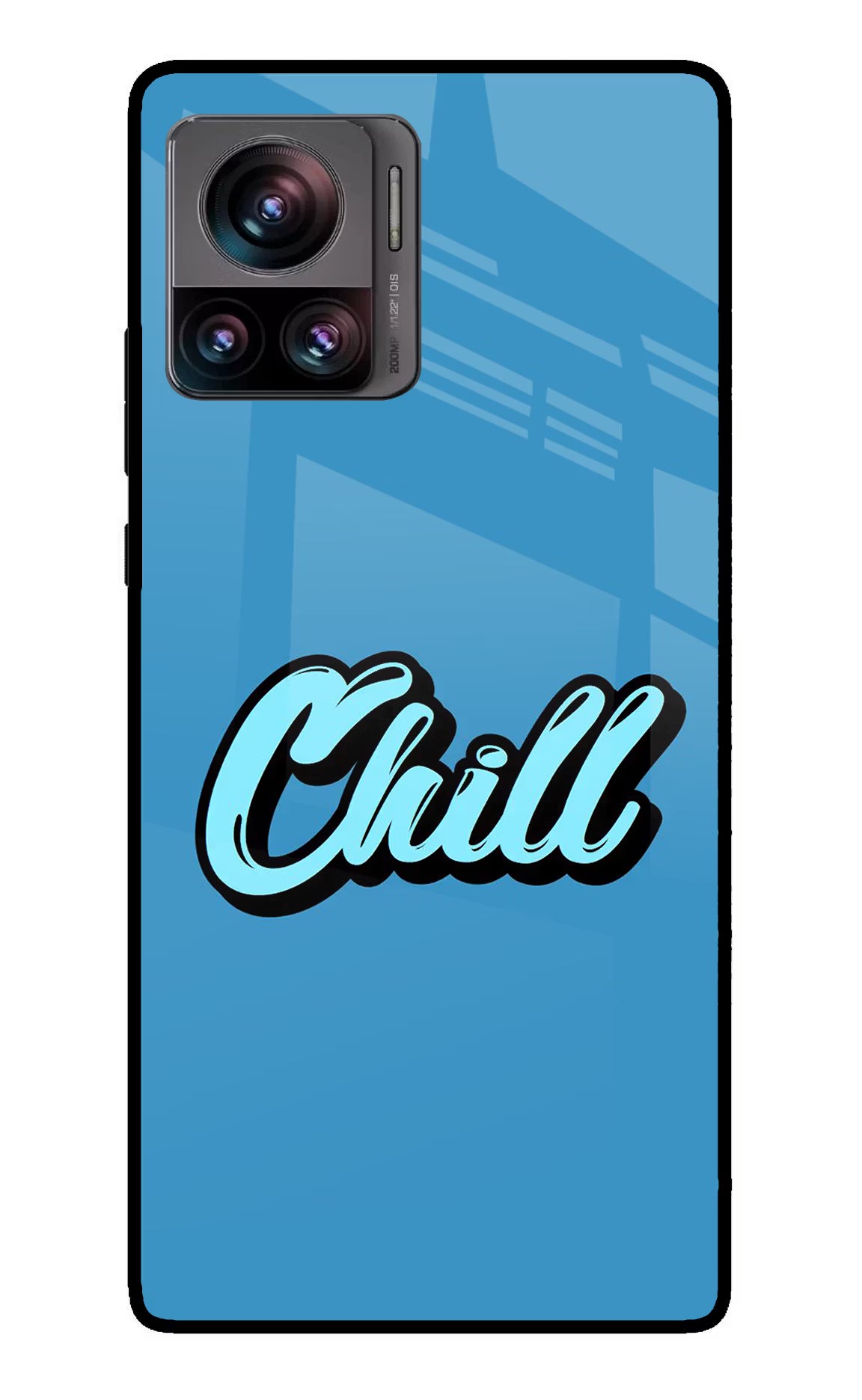 Chill Moto Edge 30 Ultra Glass Case Back Cover by Casekaro