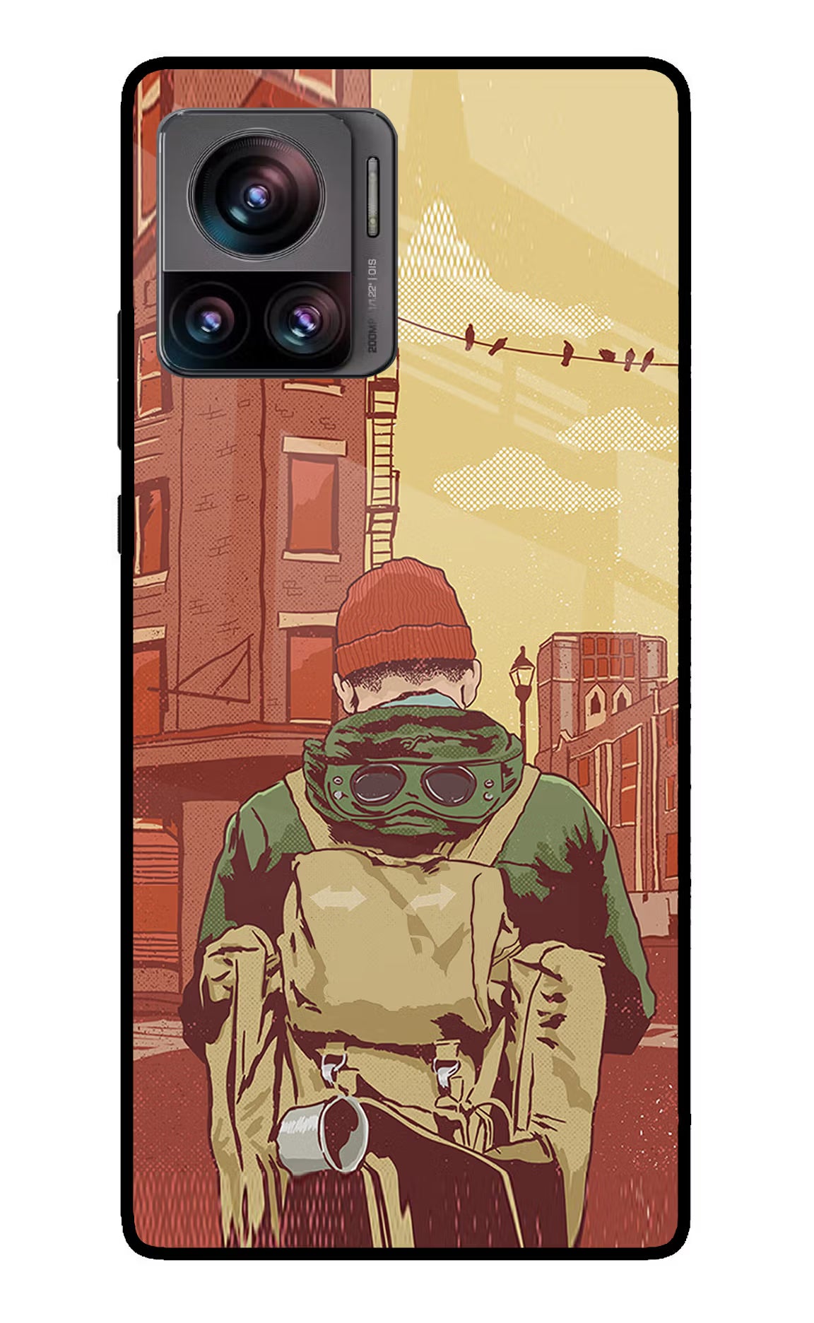 Adventurous Moto Edge 30 Ultra Glass Case Back Cover by Casekaro