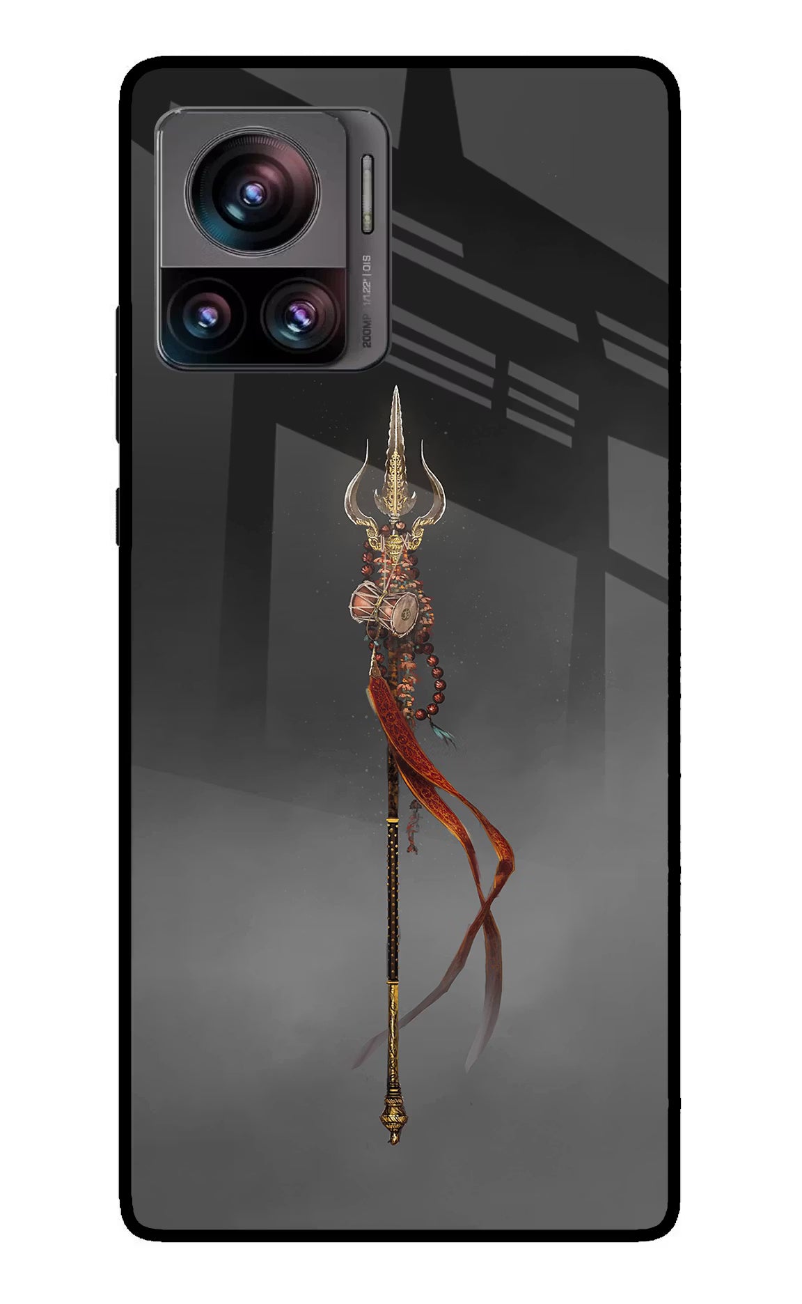 Shiv Trishul Moto Edge 30 Ultra Glass Case - Shiv Trishul Moto Edge 30 Ultra Glass Case Shiv Trishul Moto Edge 30 Ultra Glass Case