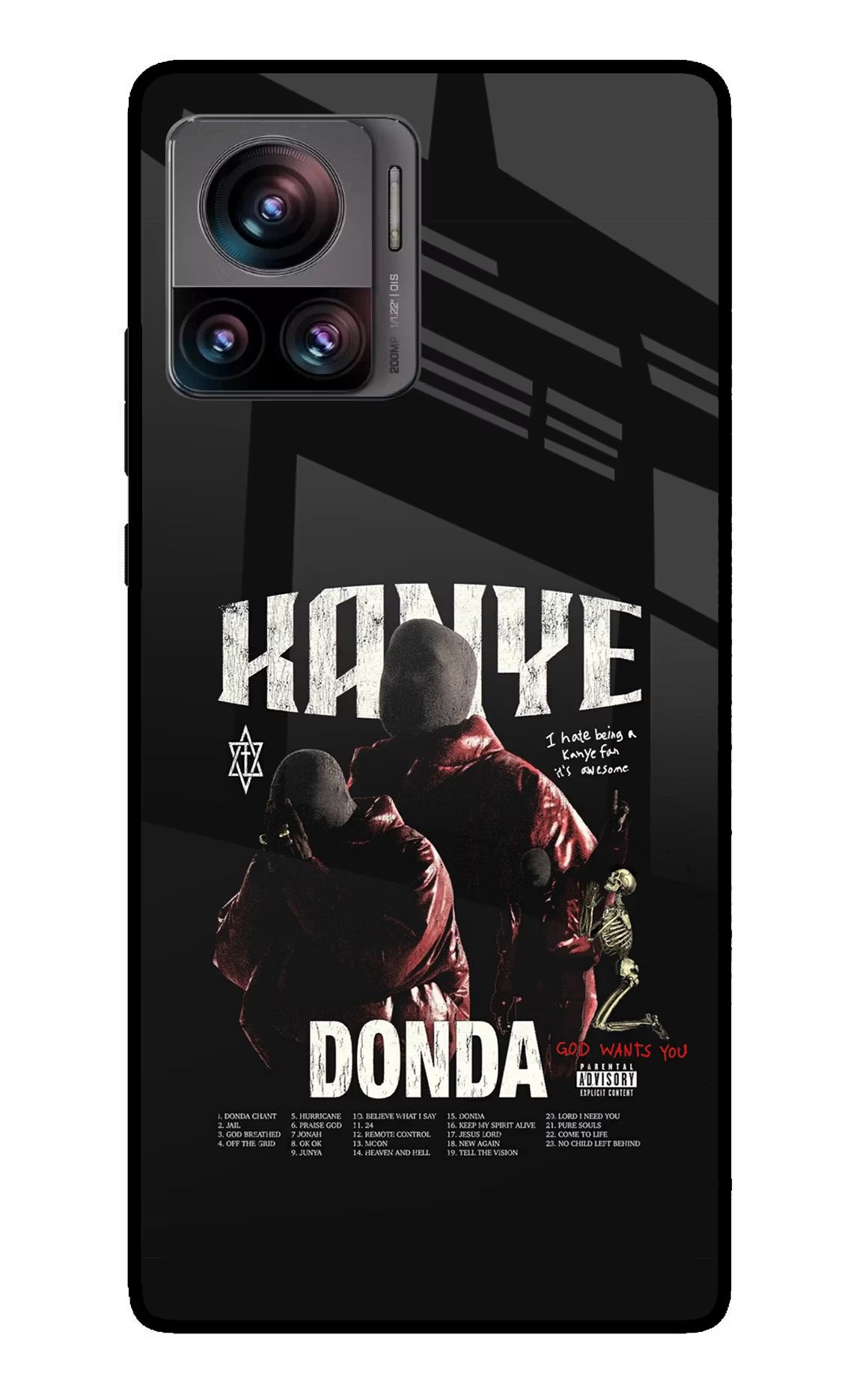 Donda Kanye West Moto Edge 30 Ultra Glass Case - Donda Kanye West Moto Edge 30 Ultra Glass Case Donda Kanye West Moto Edge 30 Ultra Glass Case