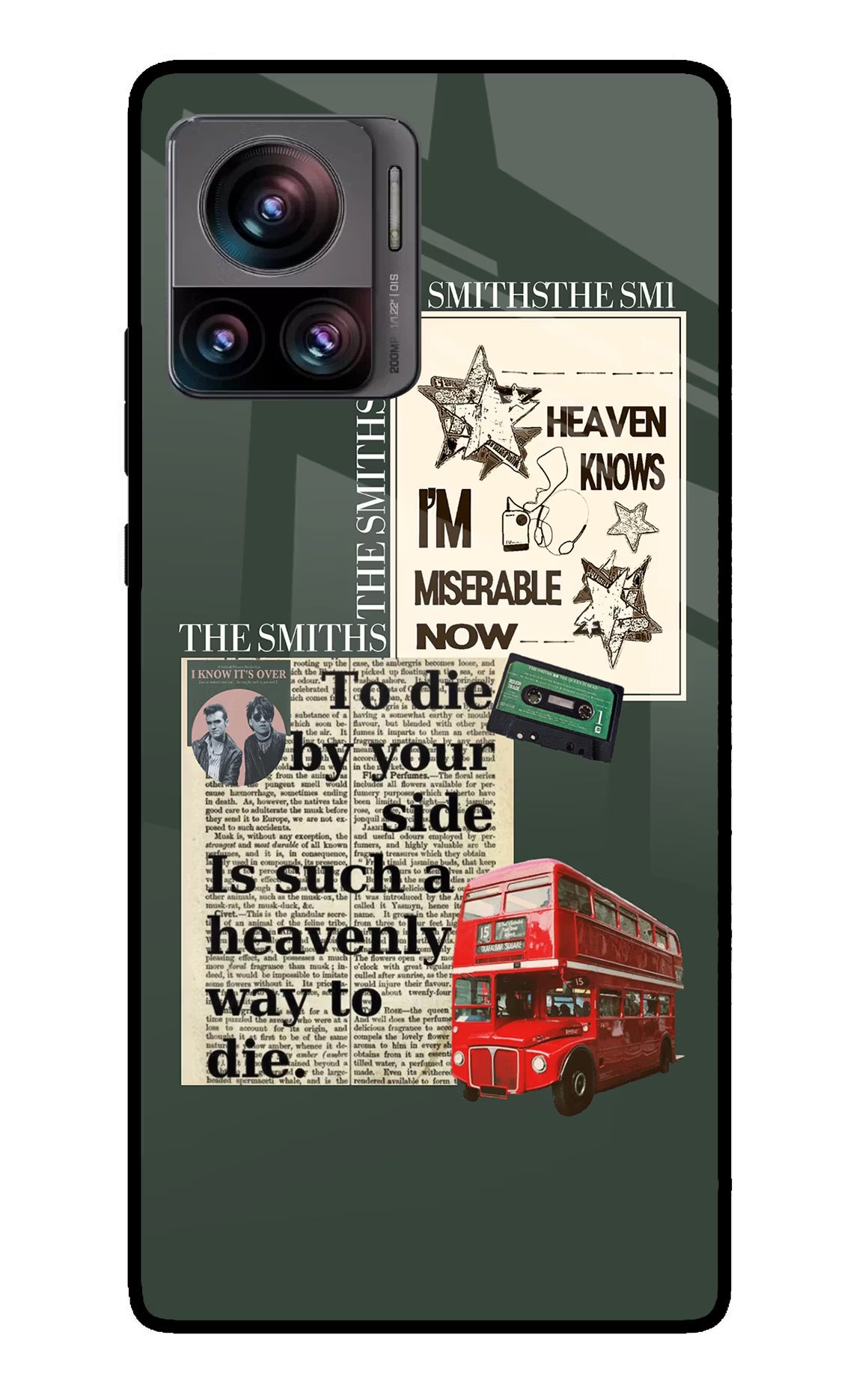 The Smiths Moto Edge 30 Ultra Back Cover - The Smiths Moto Edge 30 Ultra Glass Case Back Cover by Casekaro The Smiths Moto Edge 30 Ultra Glass Case Back Cover by Casekaro