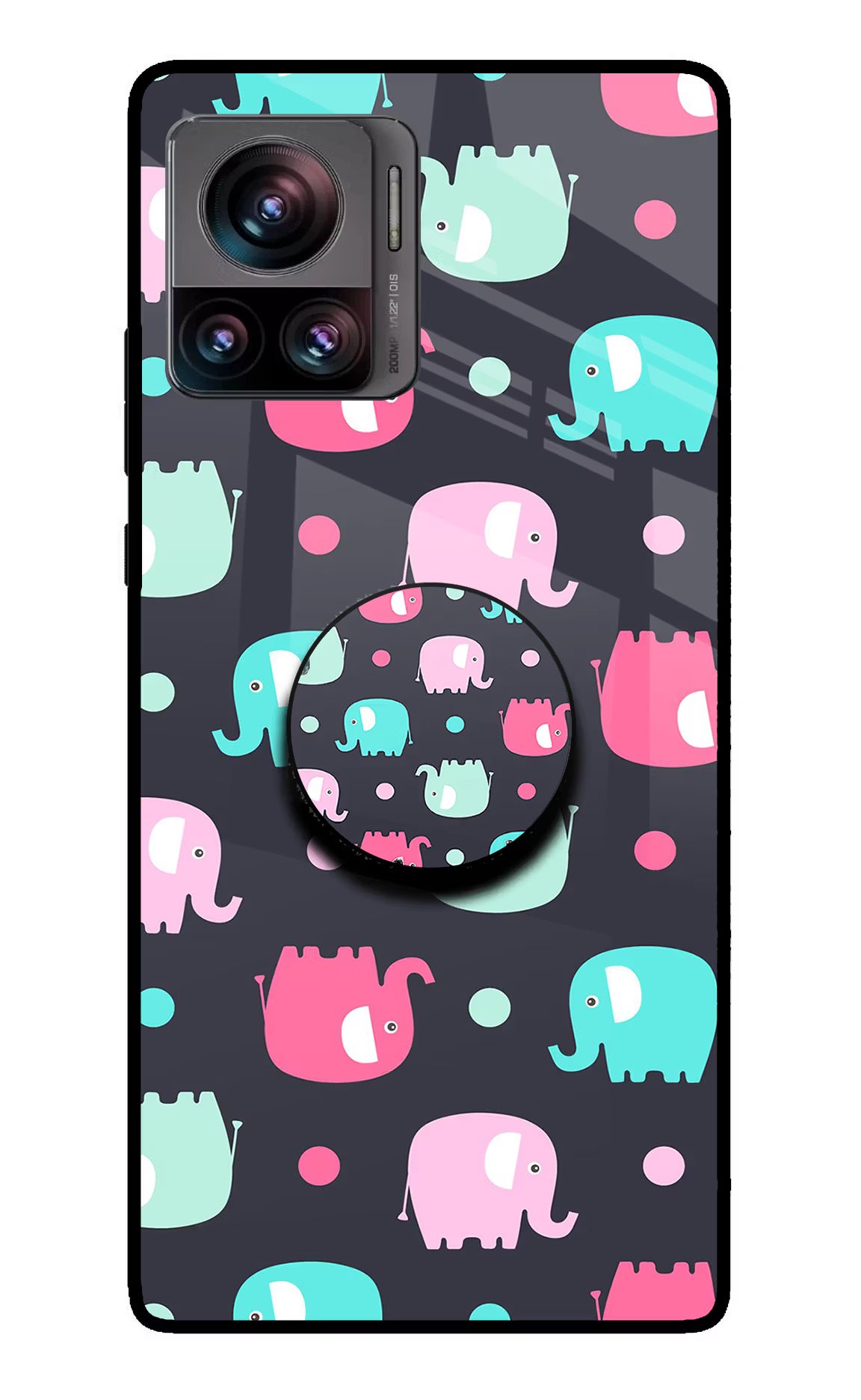 Baby Elephants Moto Edge 30 Ultra Pop Case by Casekaro