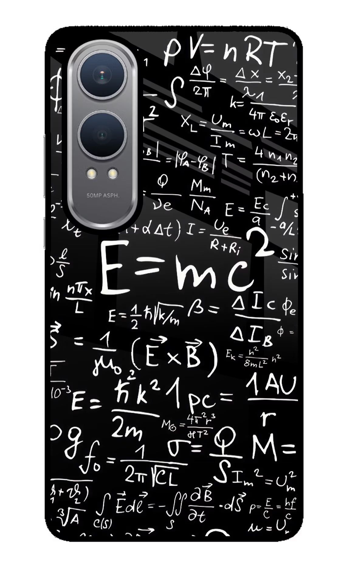 Physics Formula OnePlus Nord CE4 Lite Glass Case Back Cover by Casekaro