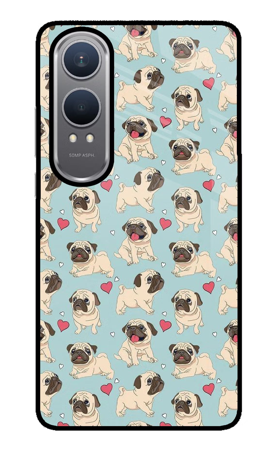Pug Dog OnePlus Nord CE4 Lite Glass Case - Pug Dog OnePlus Nord CE4 Lite Glass Case Pug Dog OnePlus Nord CE4 Lite Glass Case
