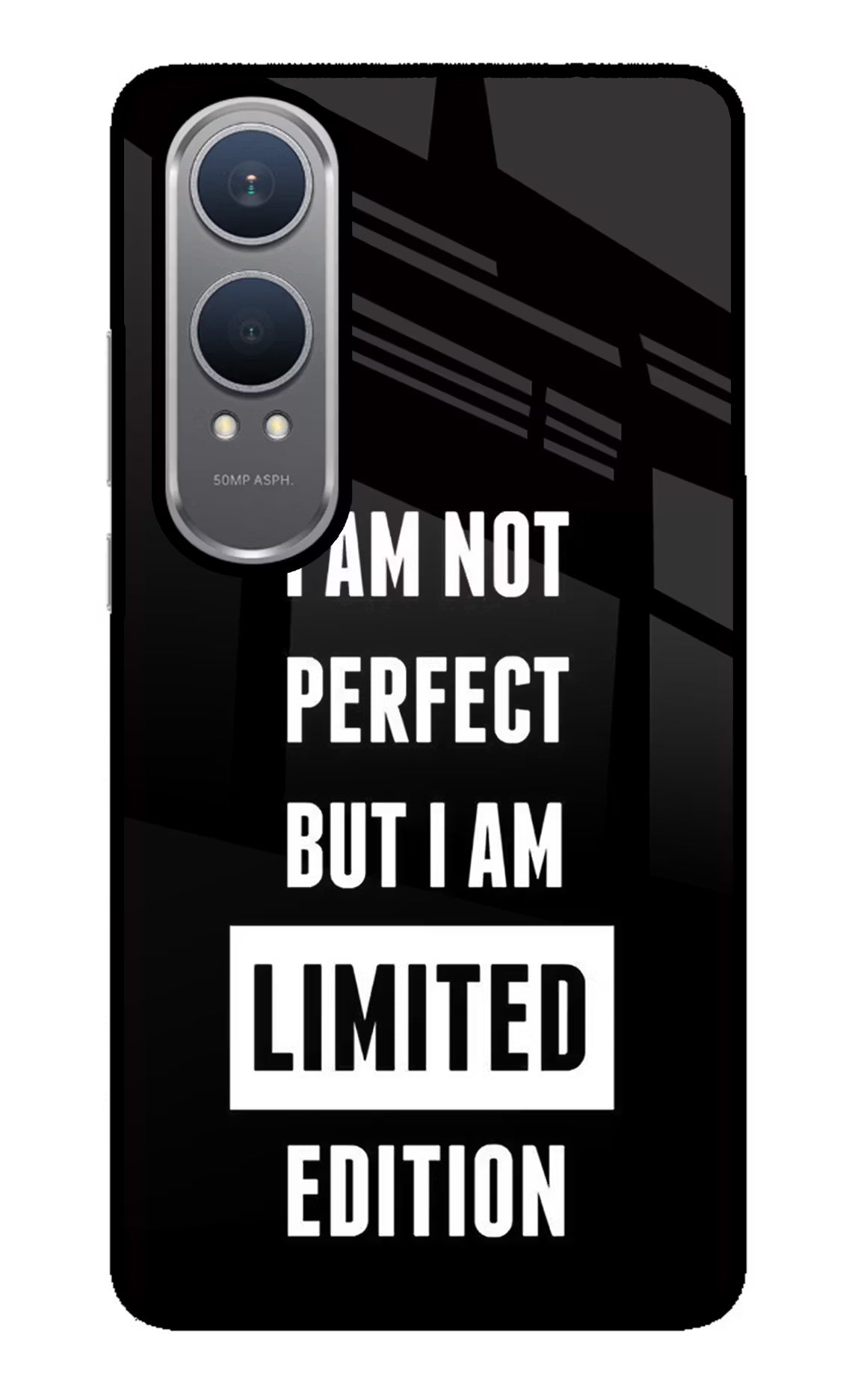 I Am Not Perfect But I Am Limited Edition OnePlus Nord CE4 Lite Glass Case - I Am Not Perfect But I Am Limited Edition OnePlus Nord CE4 Lite Glass Case I Am Not Perfect But I Am Limited Edition OnePlus Nord CE4 Lite Glass Case