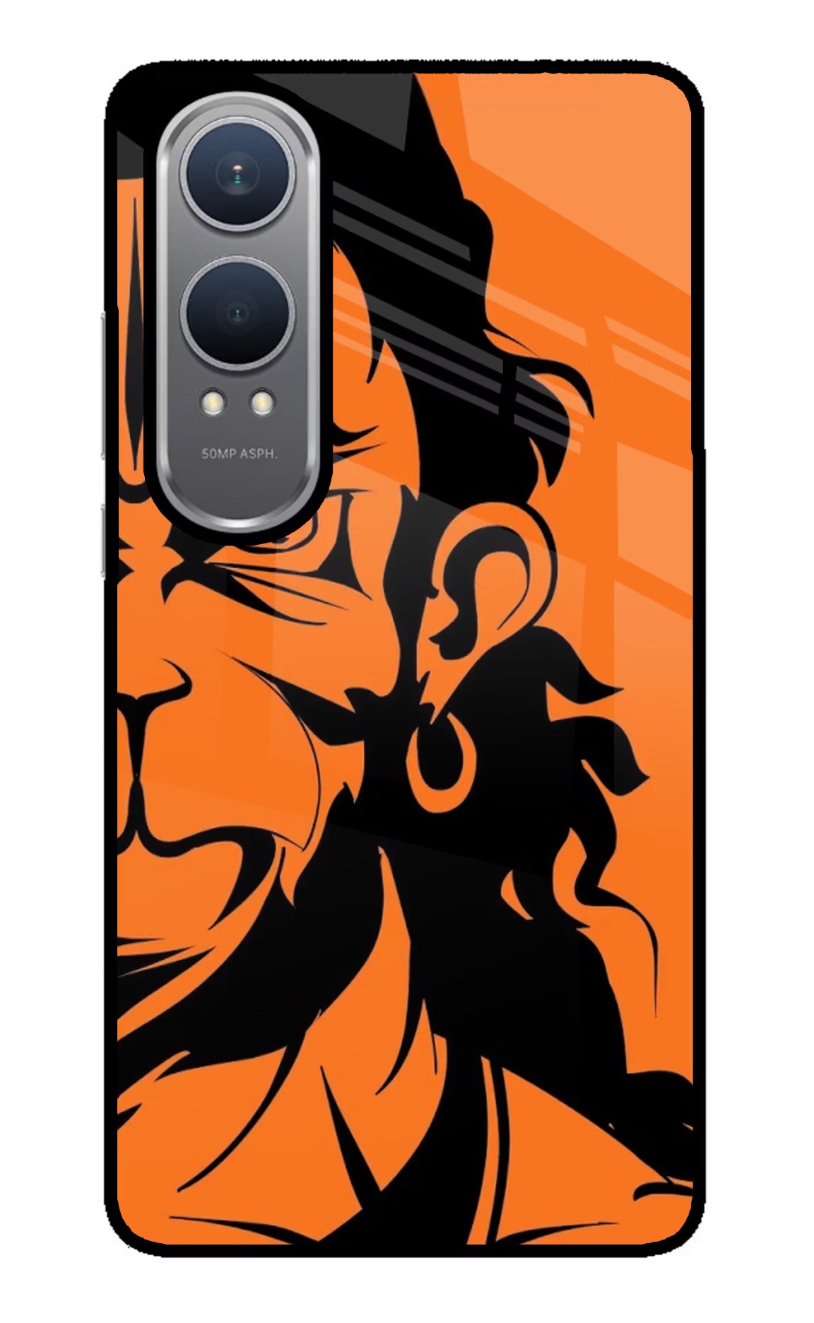 Hanuman OnePlus Nord CE4 Lite Glass Case Back Cover by Casekaro