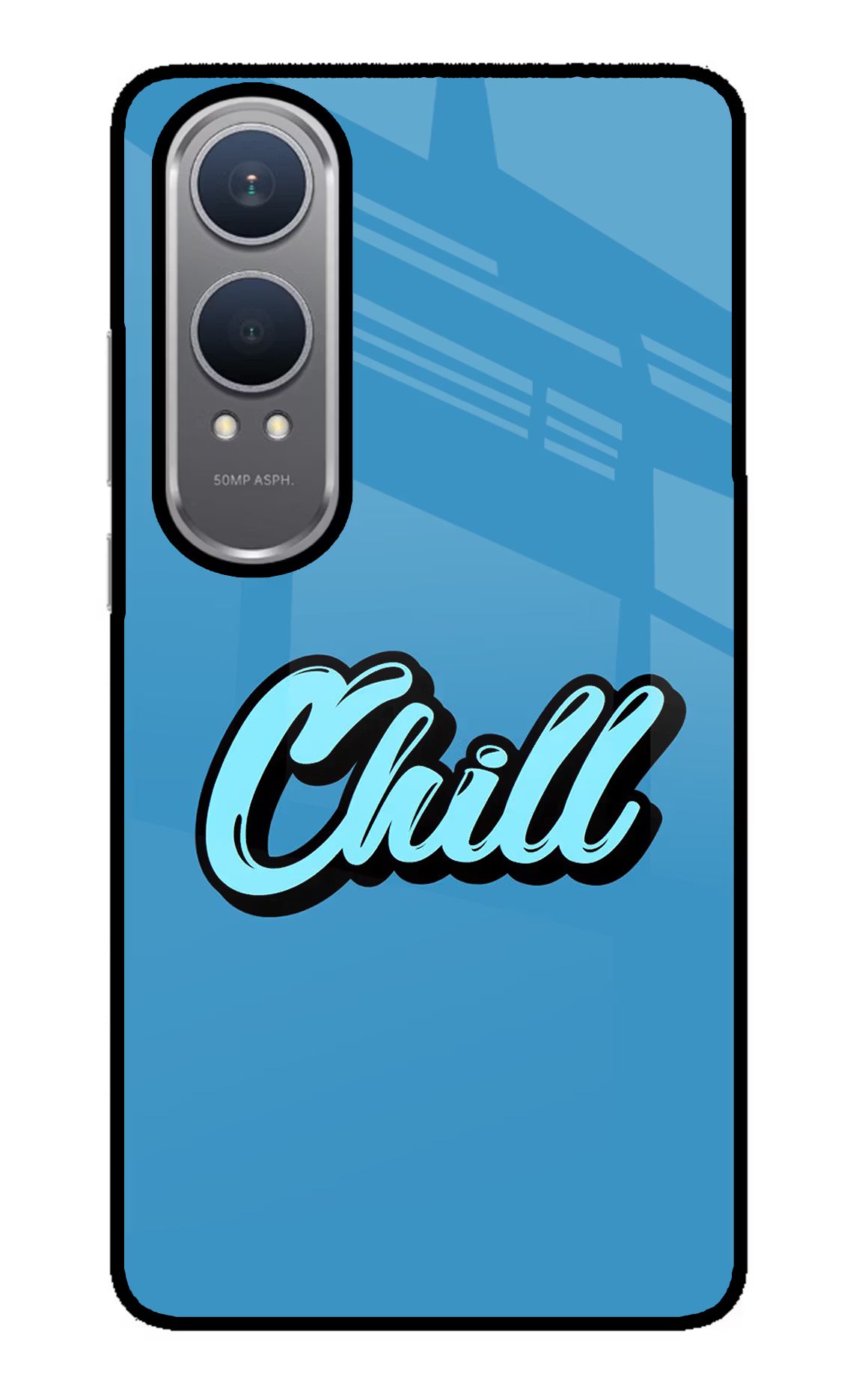 Chill OnePlus Nord CE4 Lite Glass Case Back Cover by Casekaro