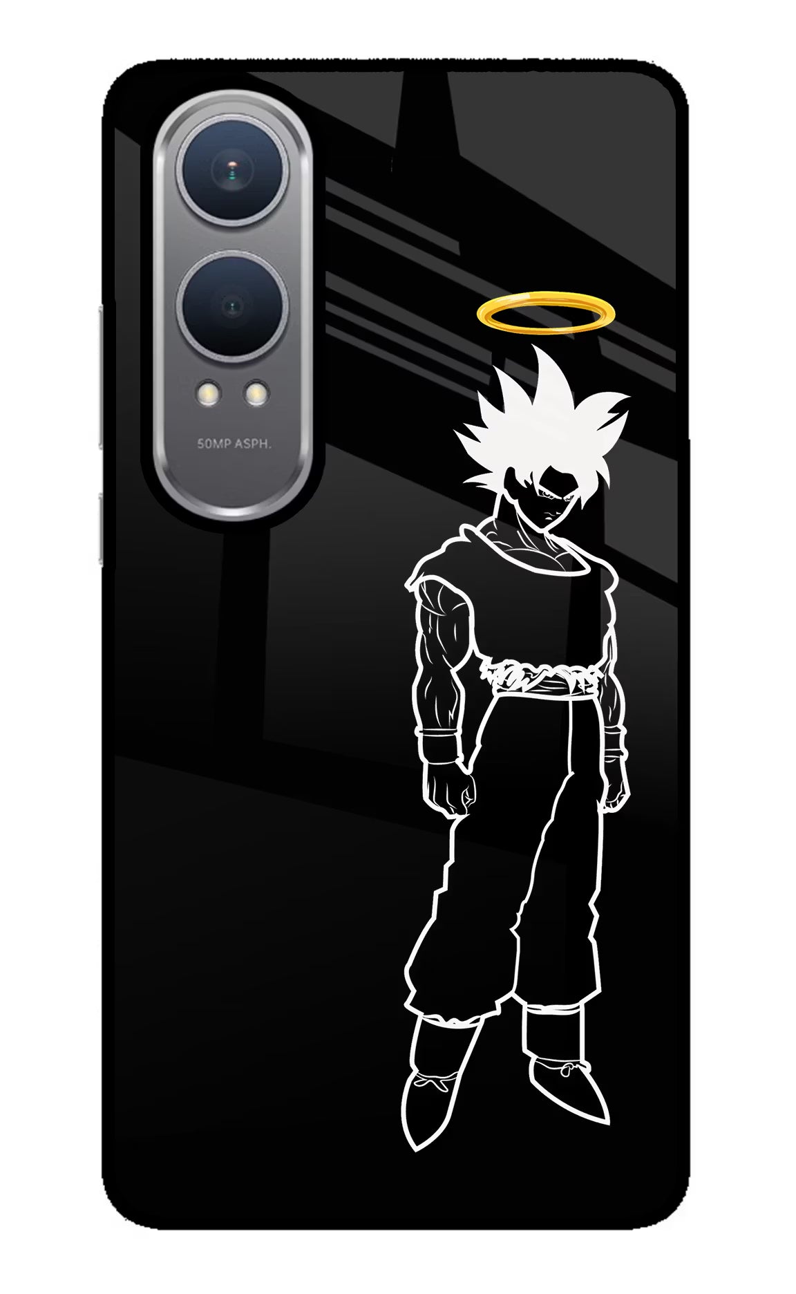 DBS Character OnePlus Nord CE4 Lite Back Cover - DBS Character OnePlus Nord CE4 Lite Glass Case Back Cover by Casekaro DBS Character OnePlus Nord CE4 Lite Glass Case Back Cover by Casekaro