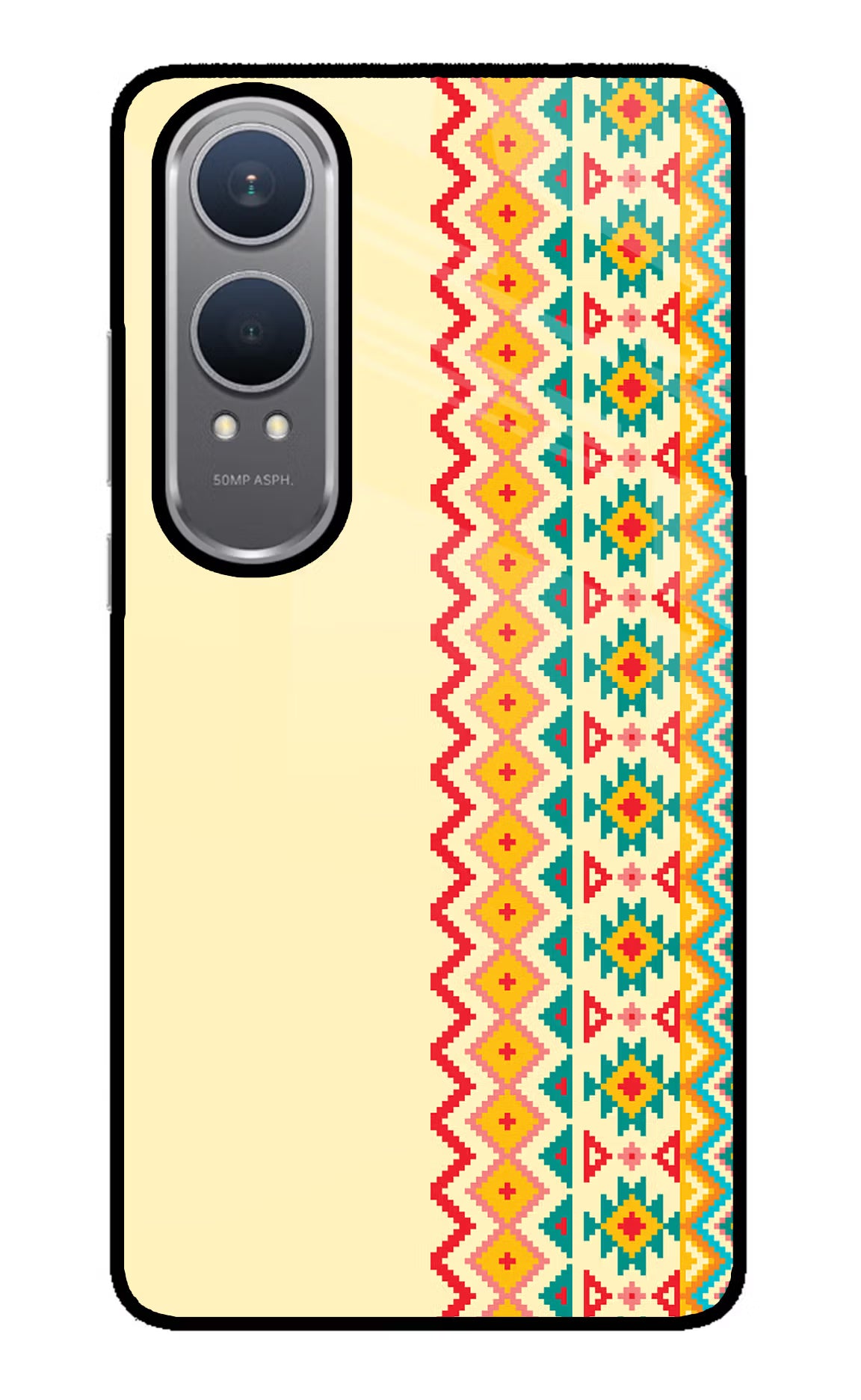 Ethnic Seamless OnePlus Nord CE4 Lite Glass Case - Ethnic Seamless OnePlus Nord CE4 Lite Glass Case Ethnic Seamless OnePlus Nord CE4 Lite Glass Case