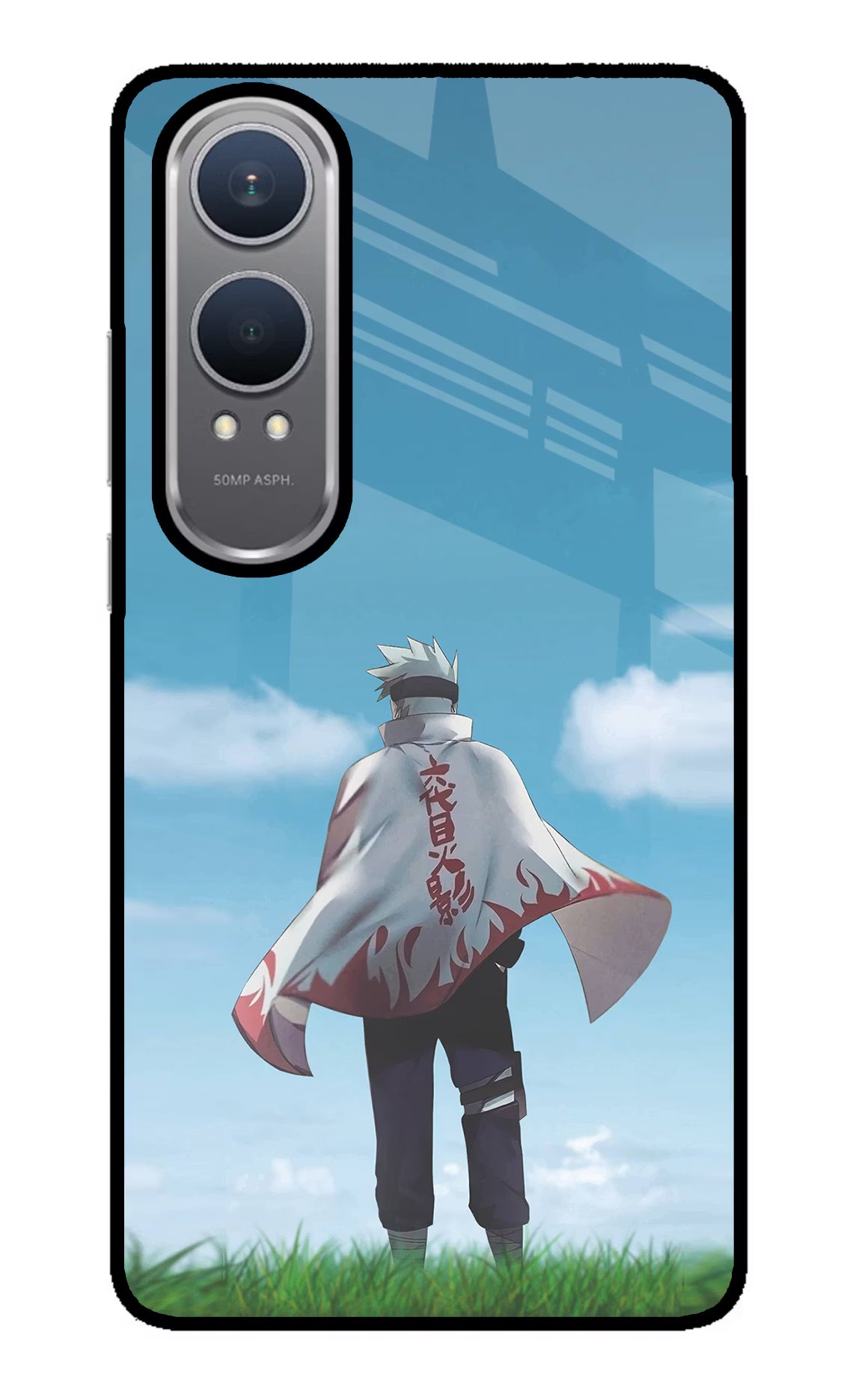 Kakashi OnePlus Nord CE4 Lite Back Cover - Kakashi OnePlus Nord CE4 Lite Glass Case Back Cover by Casekaro Kakashi OnePlus Nord CE4 Lite Glass Case Back Cover by Casekaro