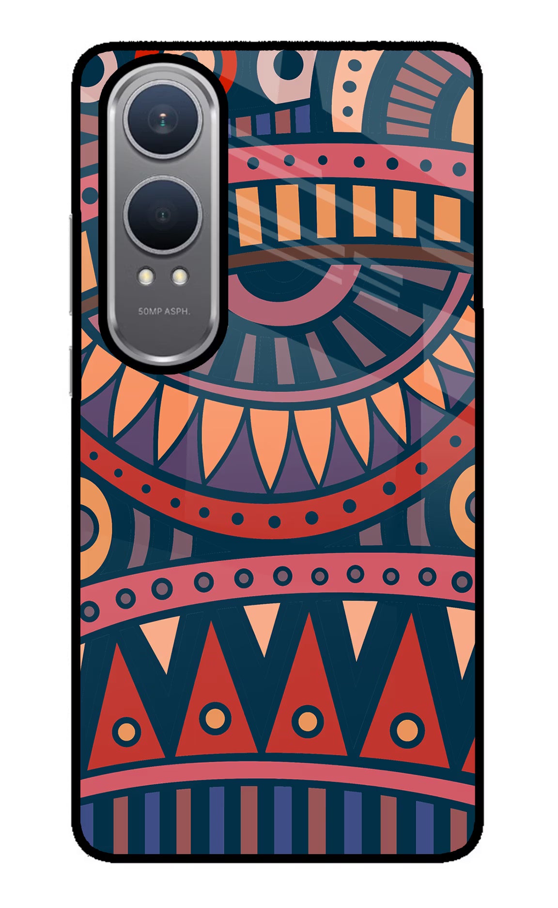 African Culture Design OnePlus Nord CE4 Lite Glass Case Back Cover by Casekaro