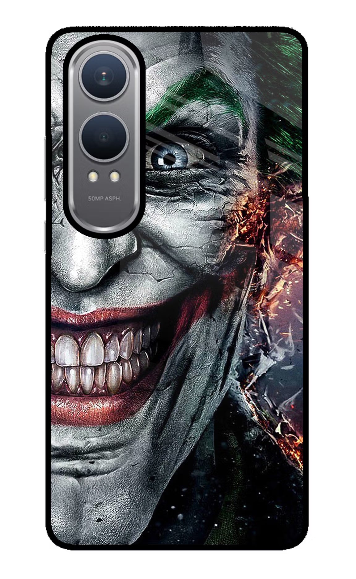 Joker Cam OnePlus Nord CE4 Lite Glass Case Back Cover by Casekaro
