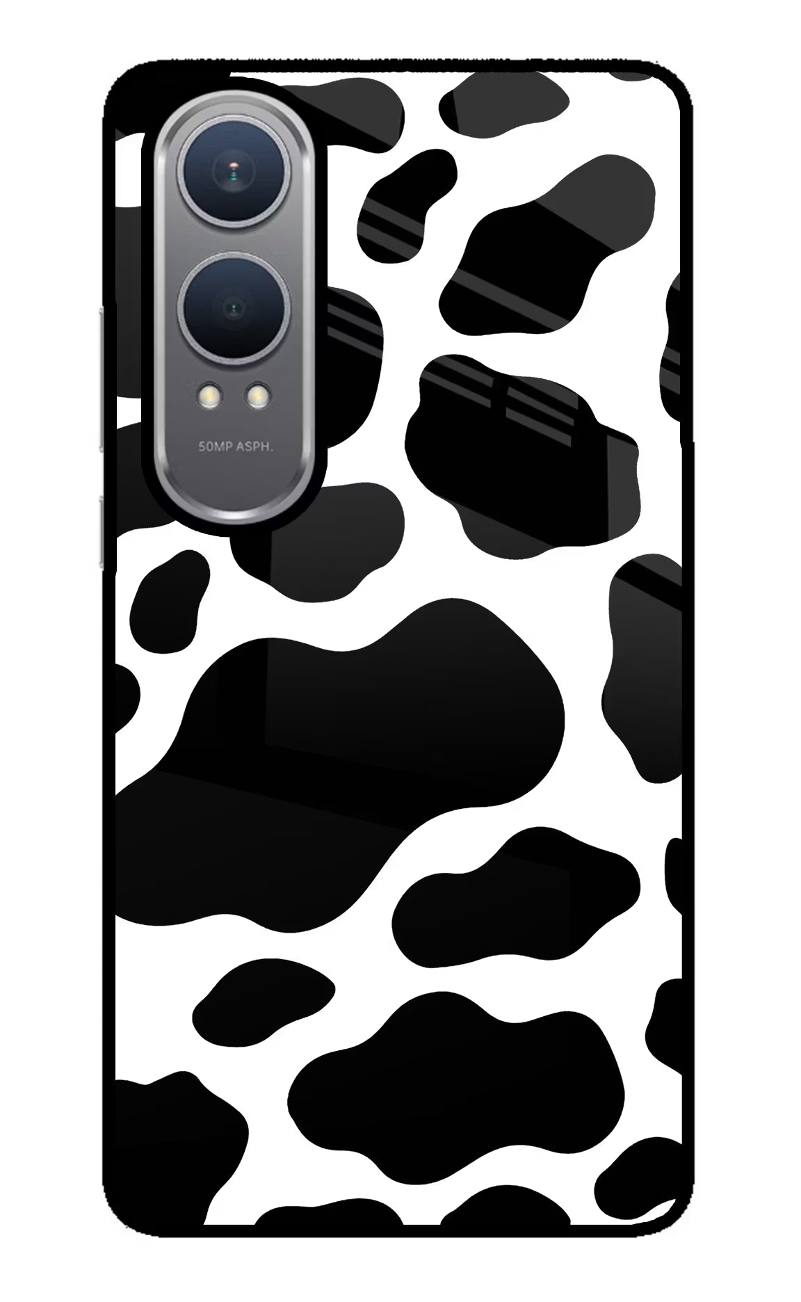 Cow Spots OnePlus Nord CE4 Lite Glass Case Back Cover by Casekaro