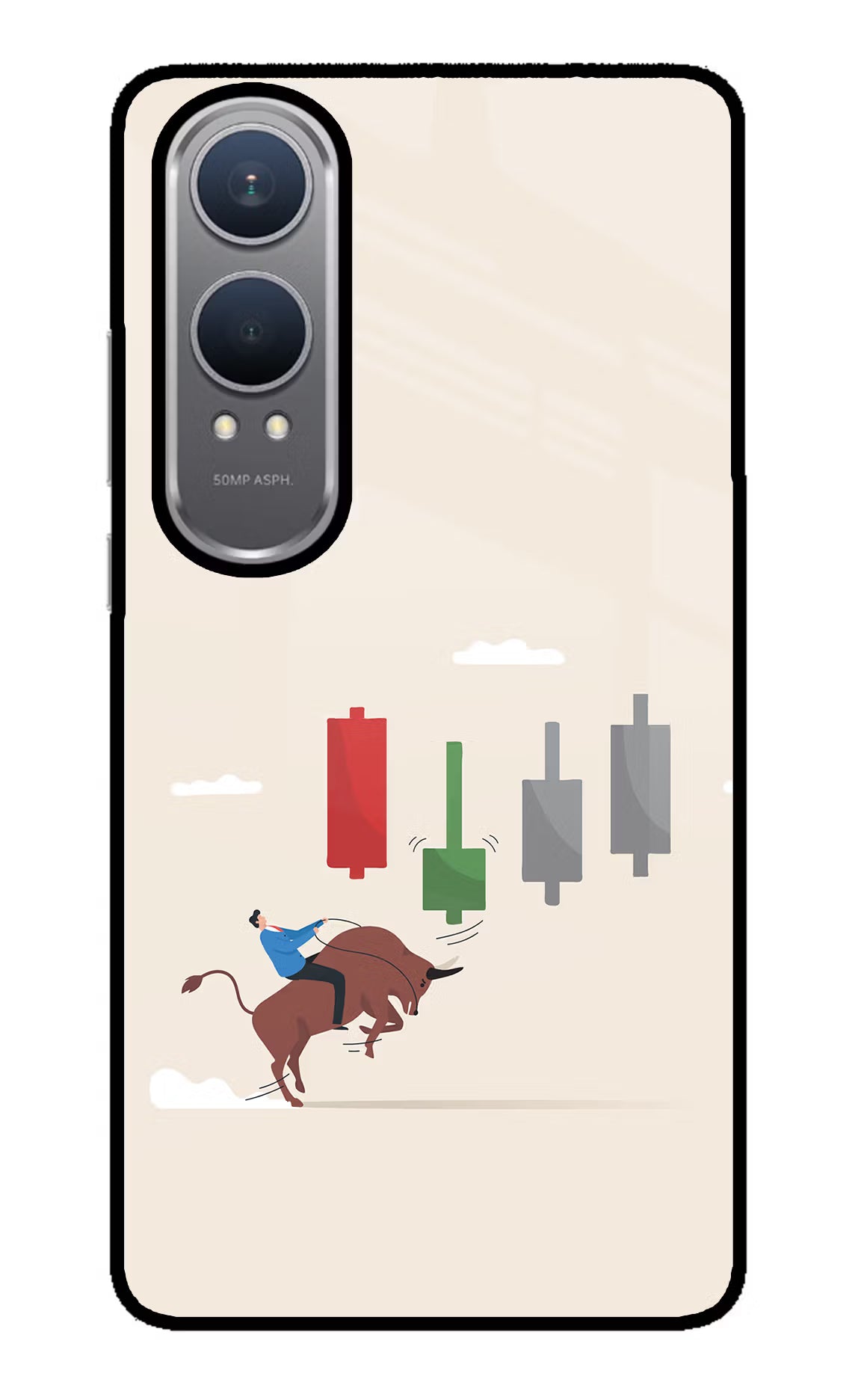 Bull Trading Momentum OnePlus Nord CE4 Lite Glass Case - Bull Trading Momentum OnePlus Nord CE4 Lite Glass Case Bull Trading Momentum OnePlus Nord CE4 Lite Glass Case