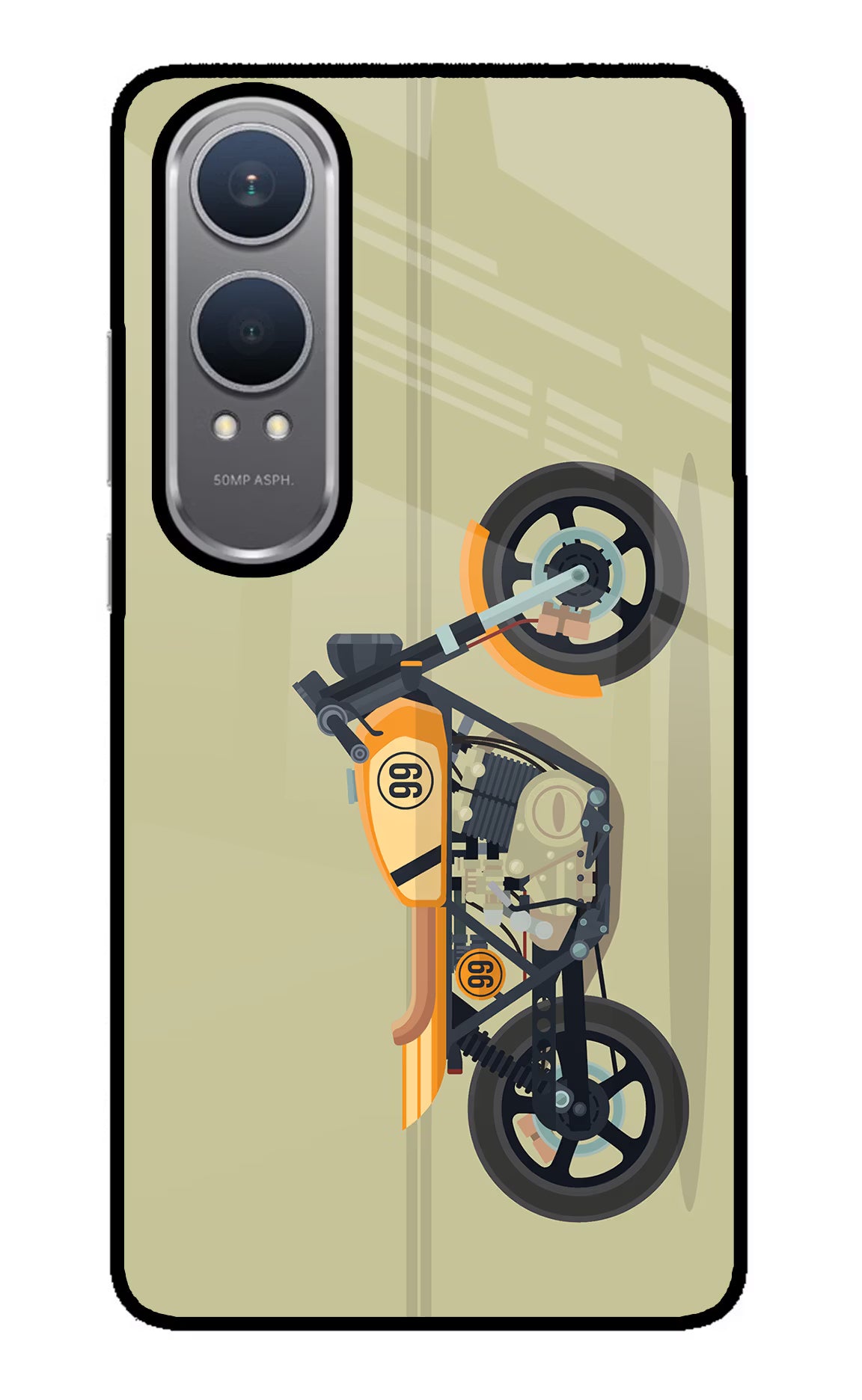 Vertical Speedster OnePlus Nord CE4 Lite Glass Case - Vertical Speedster OnePlus Nord CE4 Lite Glass Case Vertical Speedster OnePlus Nord CE4 Lite Glass Case