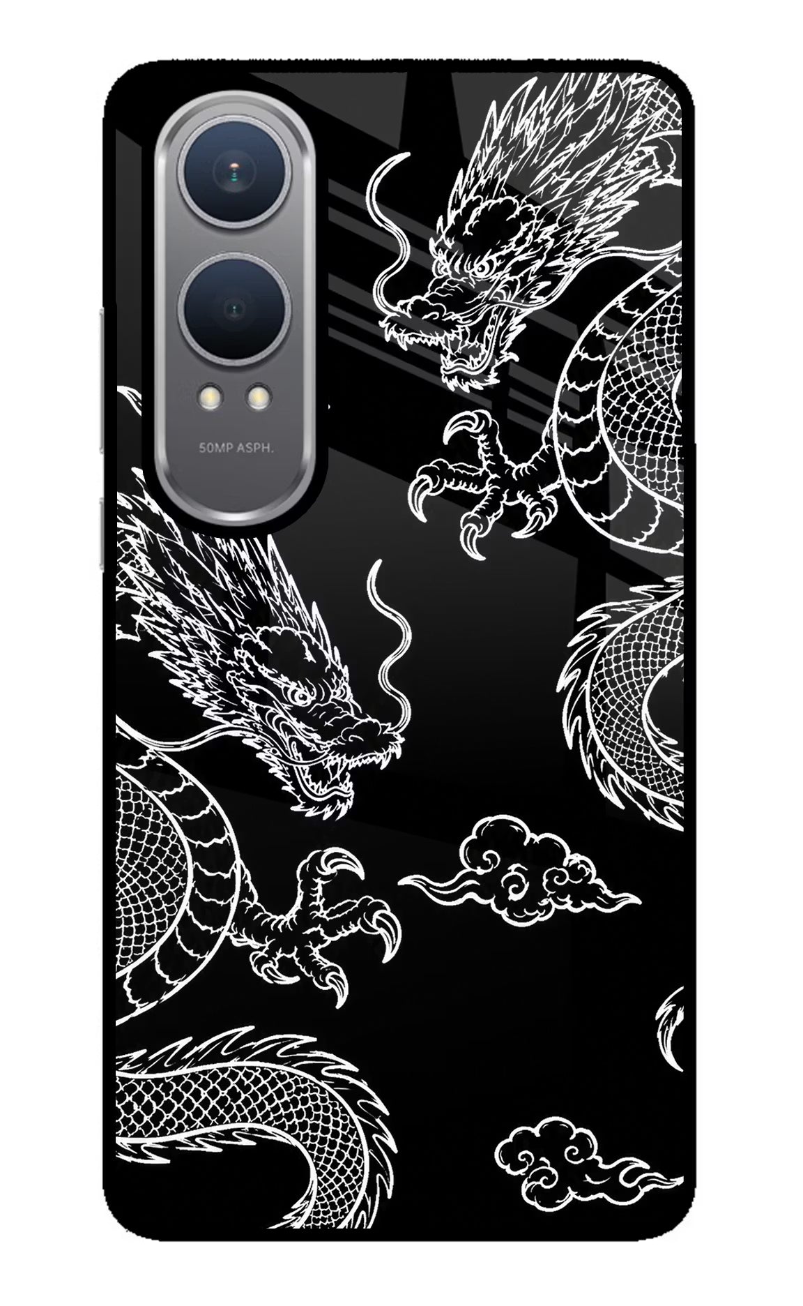 Twin Dragons OnePlus Nord CE4 Lite Glass Case - Twin Dragons OnePlus Nord CE4 Lite Glass Case Twin Dragons OnePlus Nord CE4 Lite Glass Case