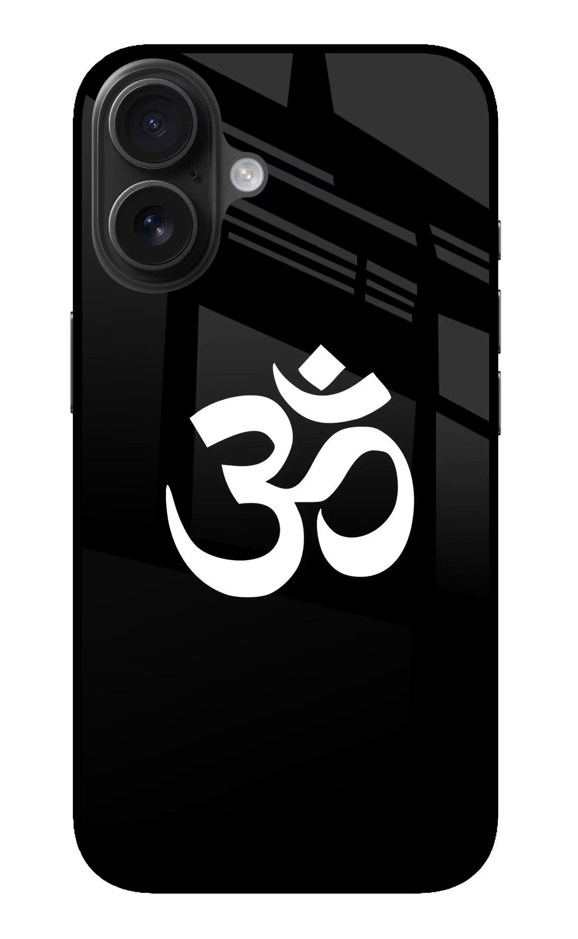 Om iPhone 16 Glass Case - Om iPhone 16 Glass Case Om iPhone 16 Glass Case