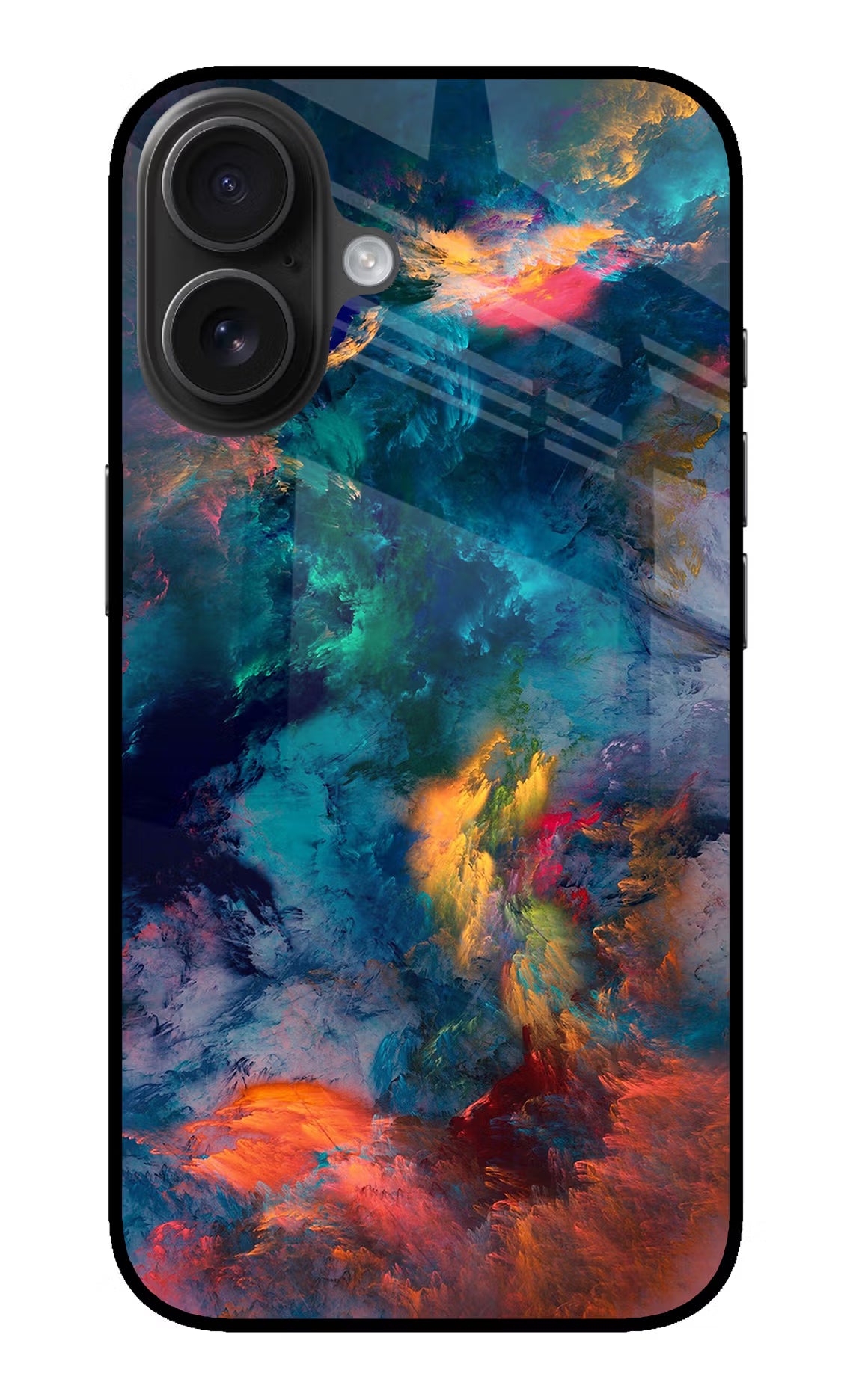 Artwork Paint iPhone 16 Glass Case - Artwork Paint iPhone 16 Glass Case Artwork Paint iPhone 16 Glass Case