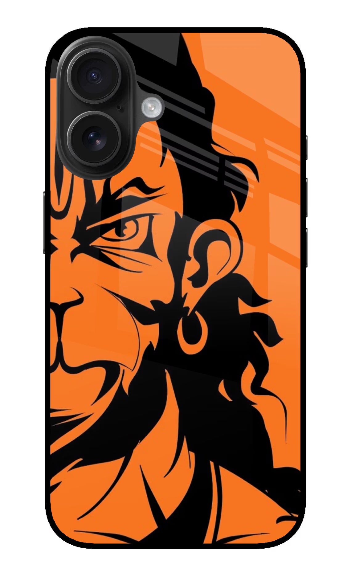 Hanuman iPhone 16 Glass Case - Hanuman iPhone 16 Glass Case Hanuman iPhone 16 Glass Case