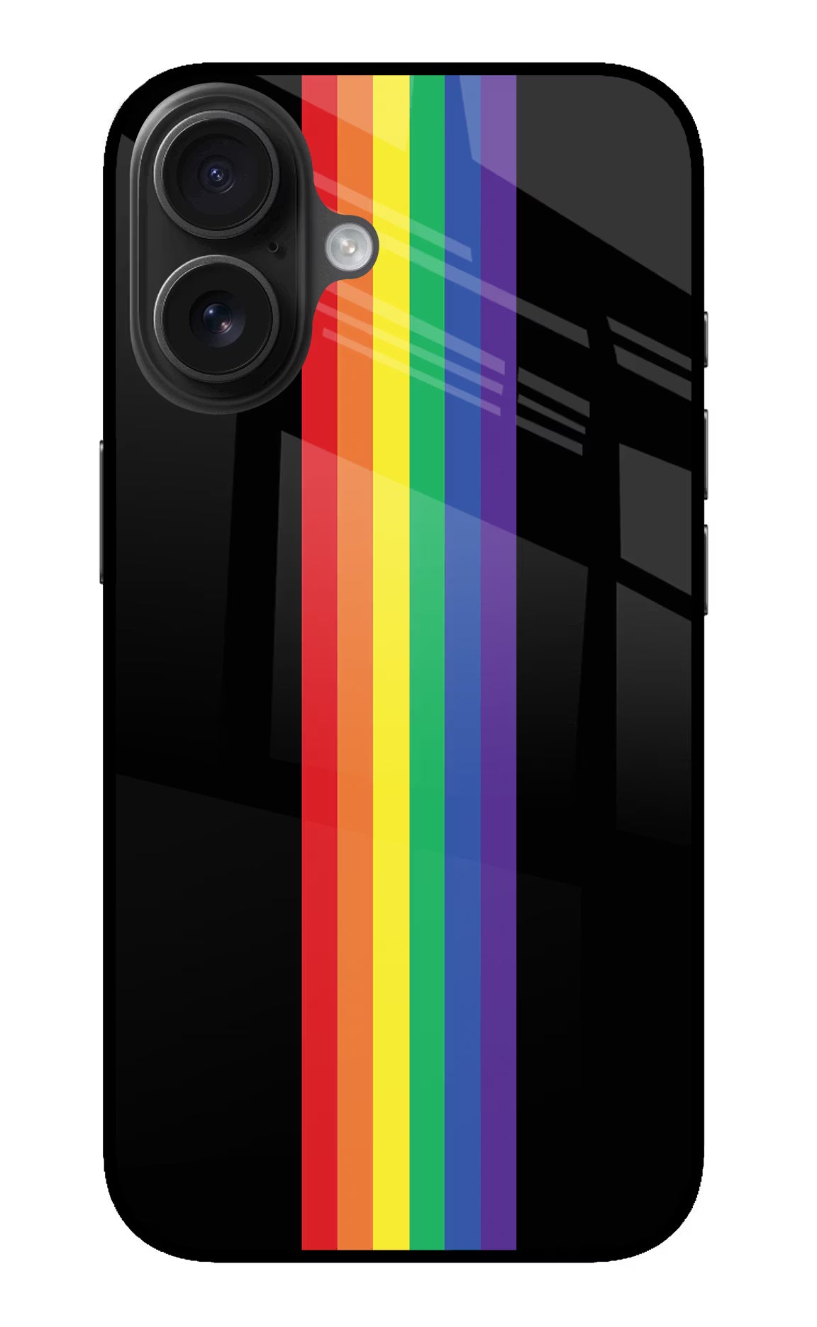 Pride iPhone 16 Glass Case - Pride iPhone 16 Glass Case Pride iPhone 16 Glass Case