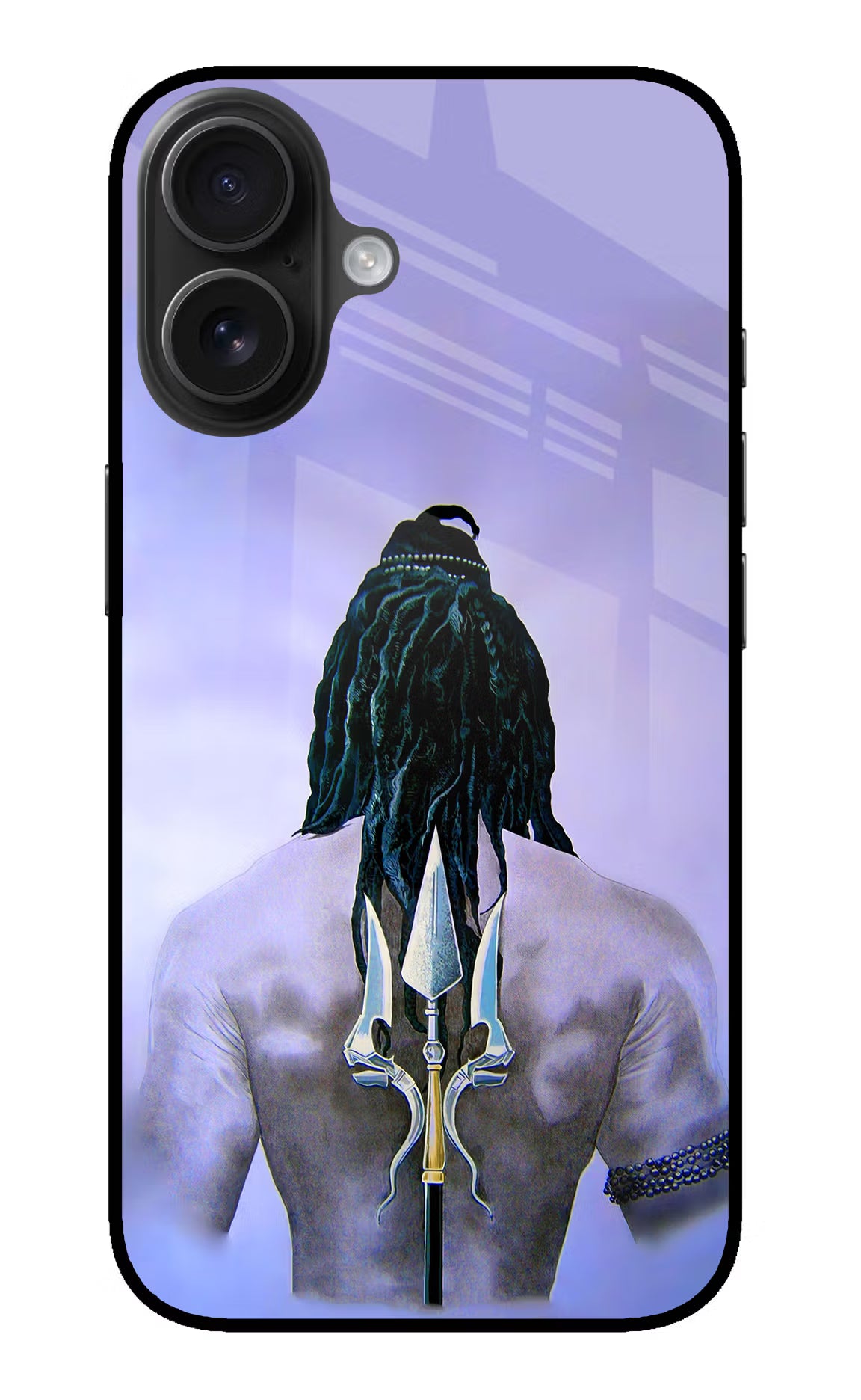 Shiva iPhone 16 Glass Case - Shiva iPhone 16 Glass Case Shiva iPhone 16 Glass Case
