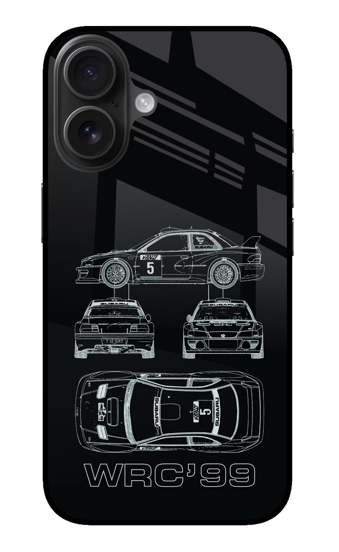 WRC'99 iPhone 16 Glass Case - WRC'99 iPhone 16 Glass Case WRC'99 iPhone 16 Glass Case