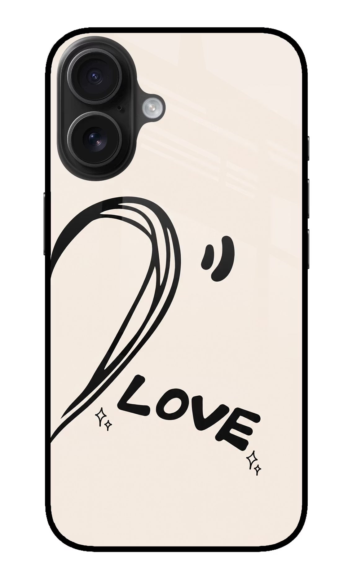 Soul Line iPhone 16 Glass Case - Soul Line iPhone 16 Glass Case Soul Line iPhone 16 Glass Case