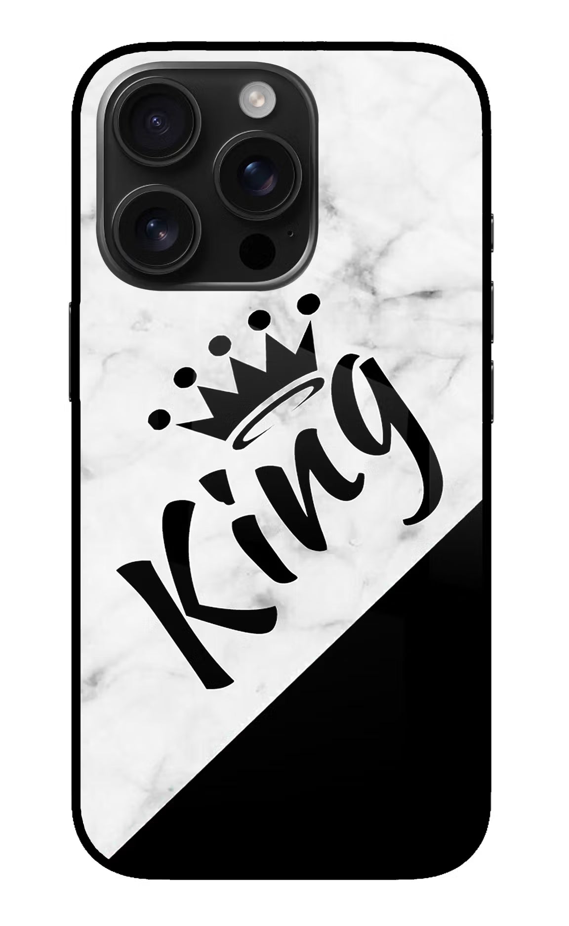 King iPhone 16 Pro Glass Case - King iPhone 16 Pro Glass Case King iPhone 16 Pro Glass Case