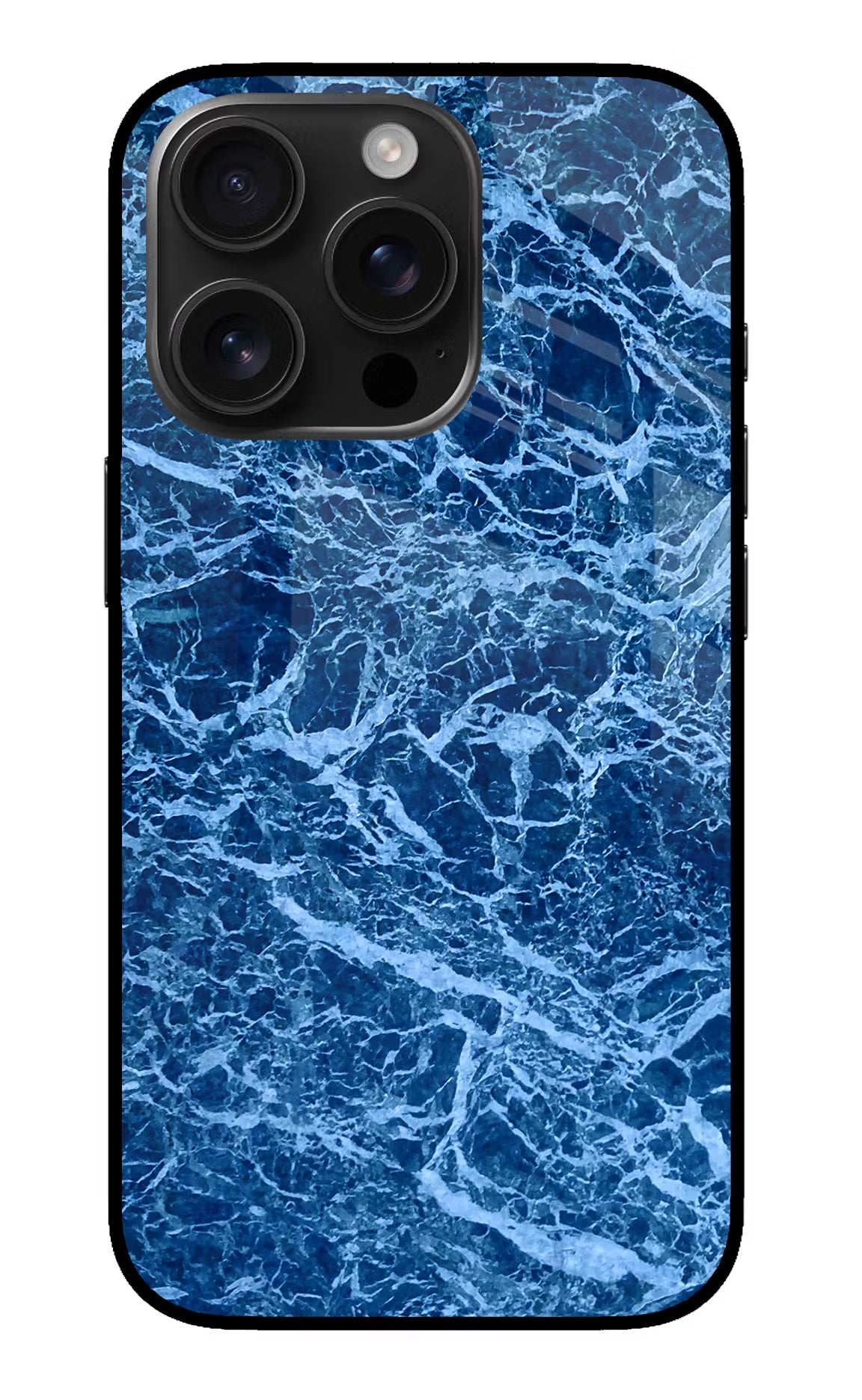 Blue Marble iPhone 16 Pro Glass Case - Blue Marble iPhone 16 Pro Glass Case Blue Marble iPhone 16 Pro Glass Case