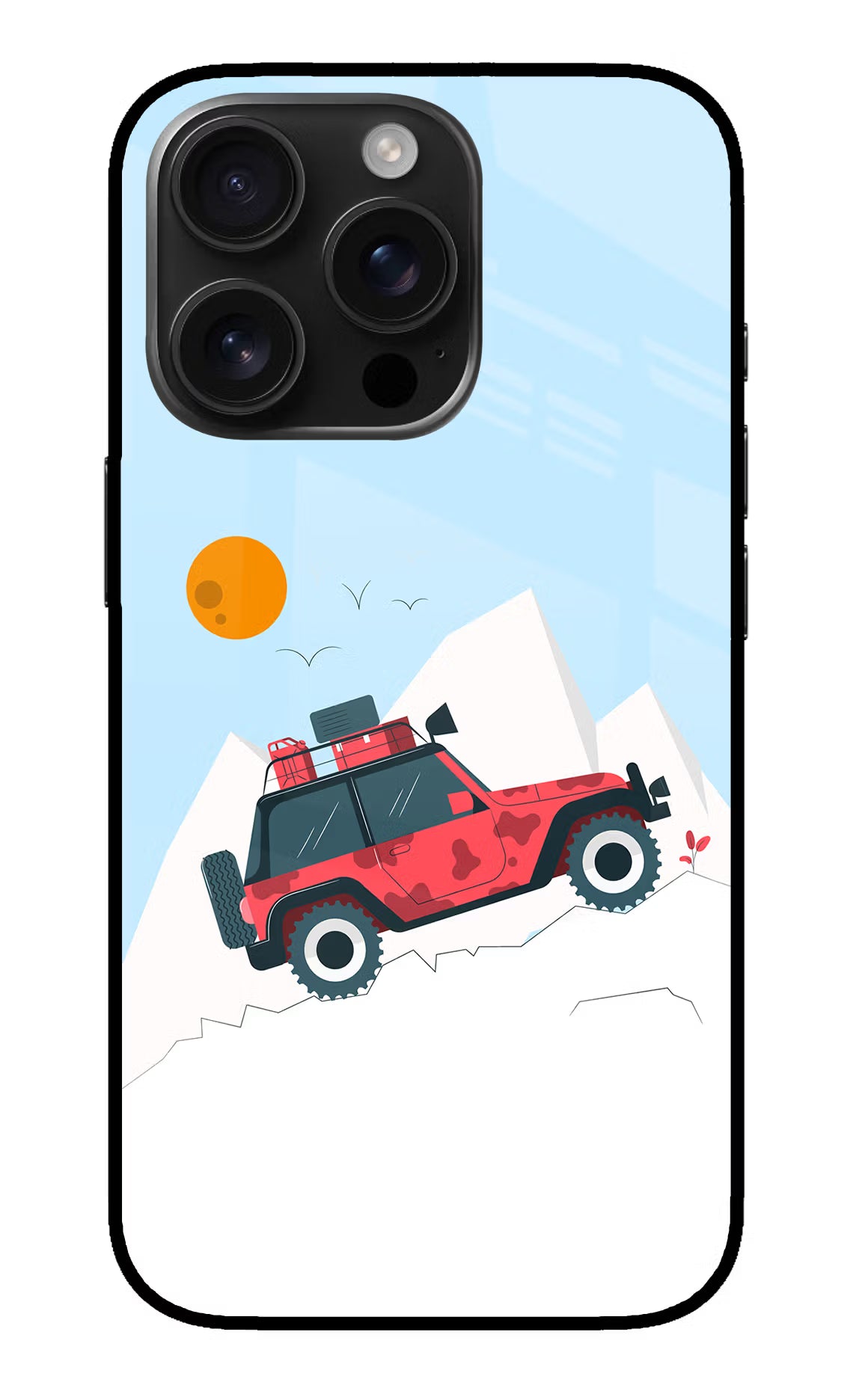 Mountain Trail Beast iPhone 16 Pro Glass Case - Mountain Trail Beast iPhone 16 Pro Glass Case Mountain Trail Beast iPhone 16 Pro Glass Case