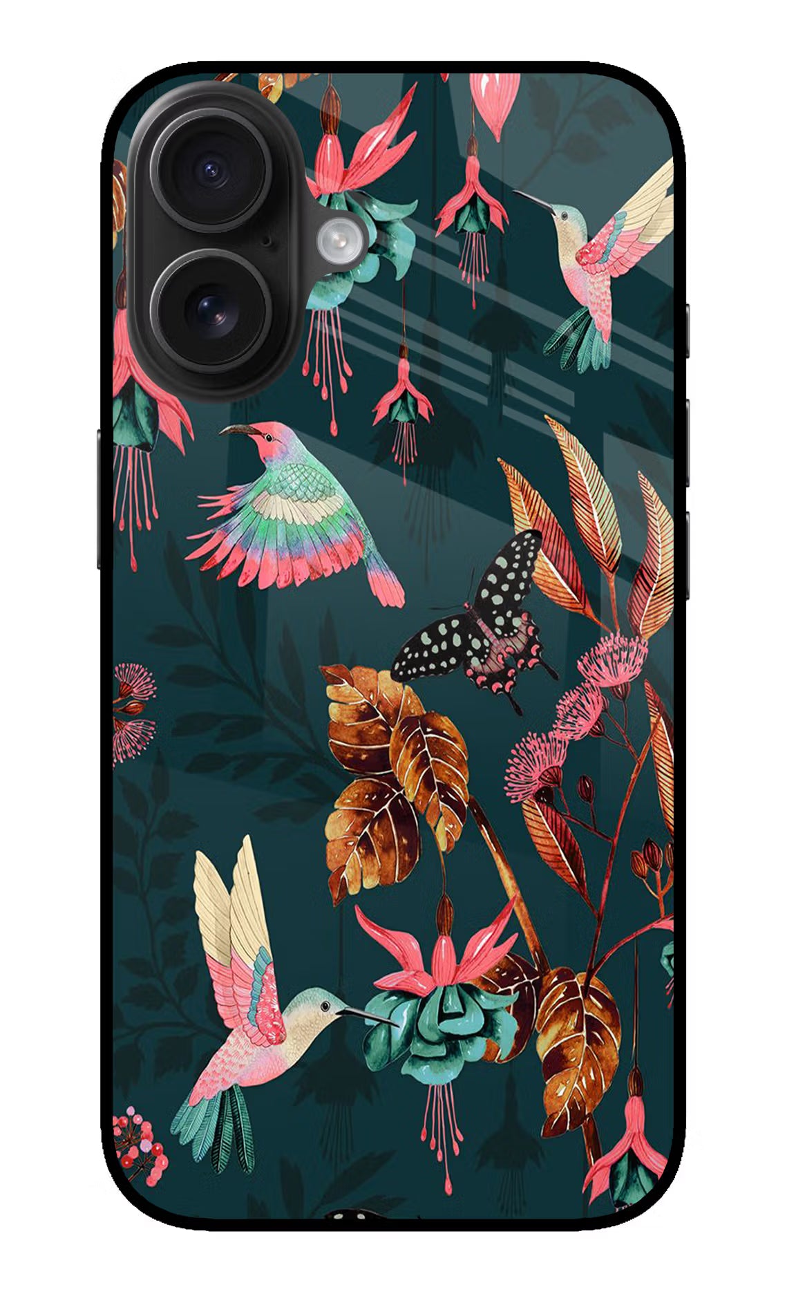 Birds iPhone 16 Plus Glass Case - Birds iPhone 16 Plus Glass Case Birds iPhone 16 Plus Glass Case