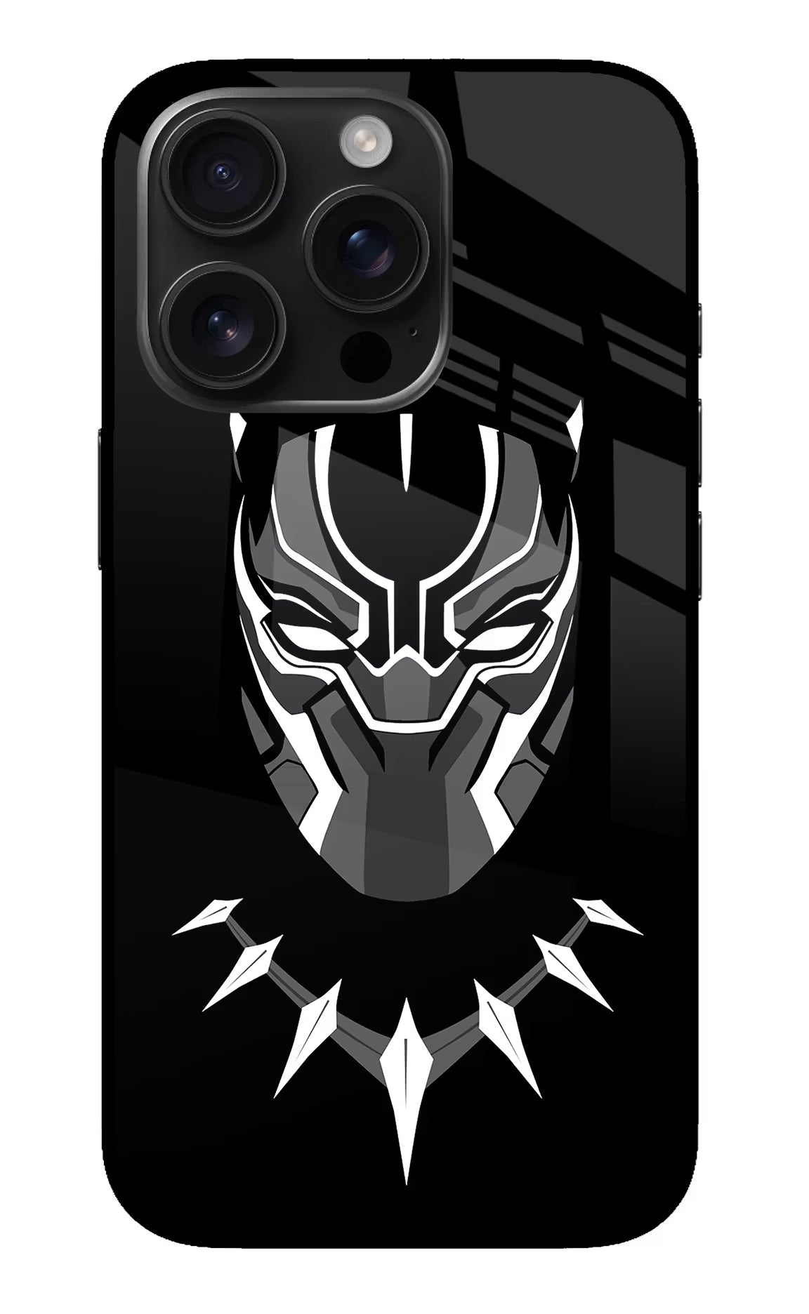 Black Panther iPhone 16 Pro Max Glass Case - Black Panther iPhone 16 Pro Max Glass Case Black Panther iPhone 16 Pro Max Glass Case