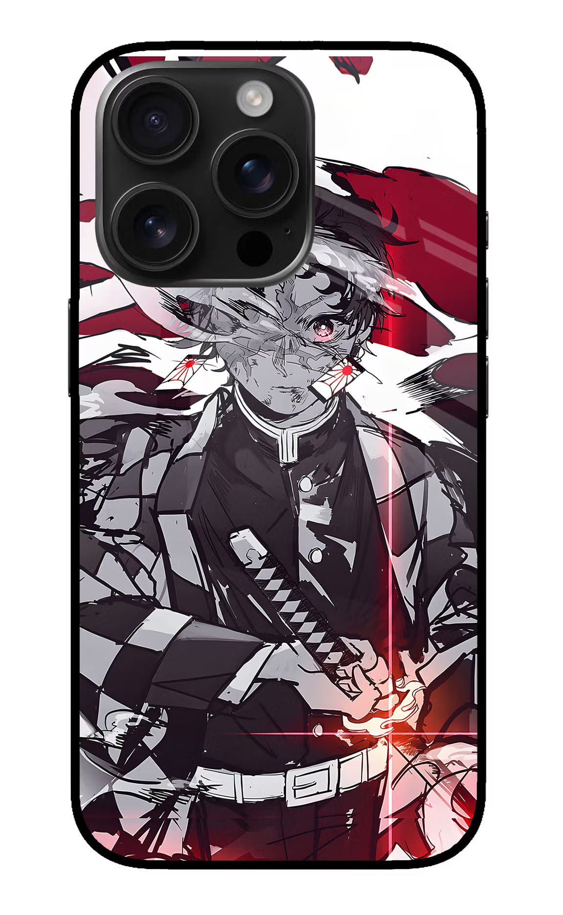 Demon Slayer iPhone 16 Pro Max Glass Case - Demon Slayer iPhone 16 Pro Max Glass Case Demon Slayer iPhone 16 Pro Max Glass Case