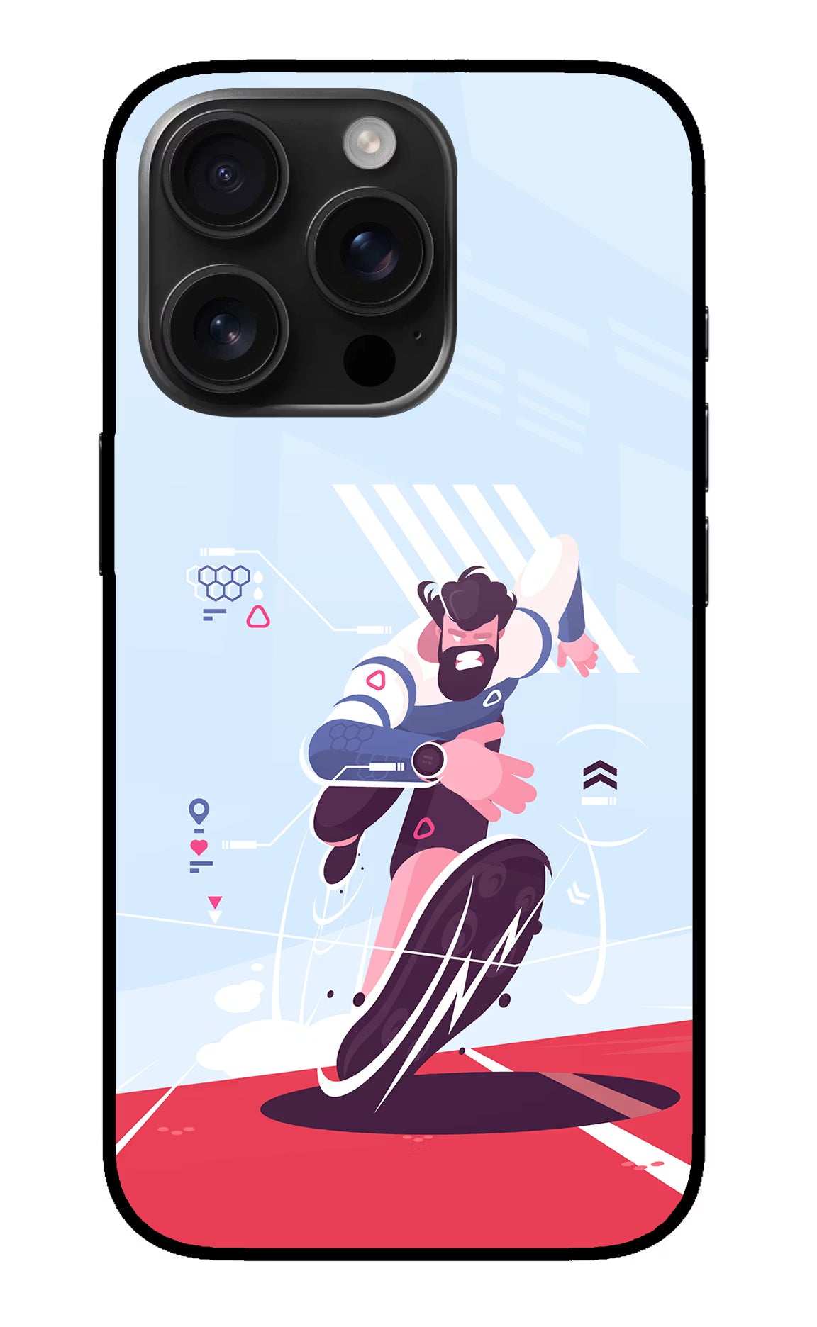 Run Pro iPhone 16 Pro Max Glass Case - Run Pro iPhone 16 Pro Max Glass Case Run Pro iPhone 16 Pro Max Glass Case