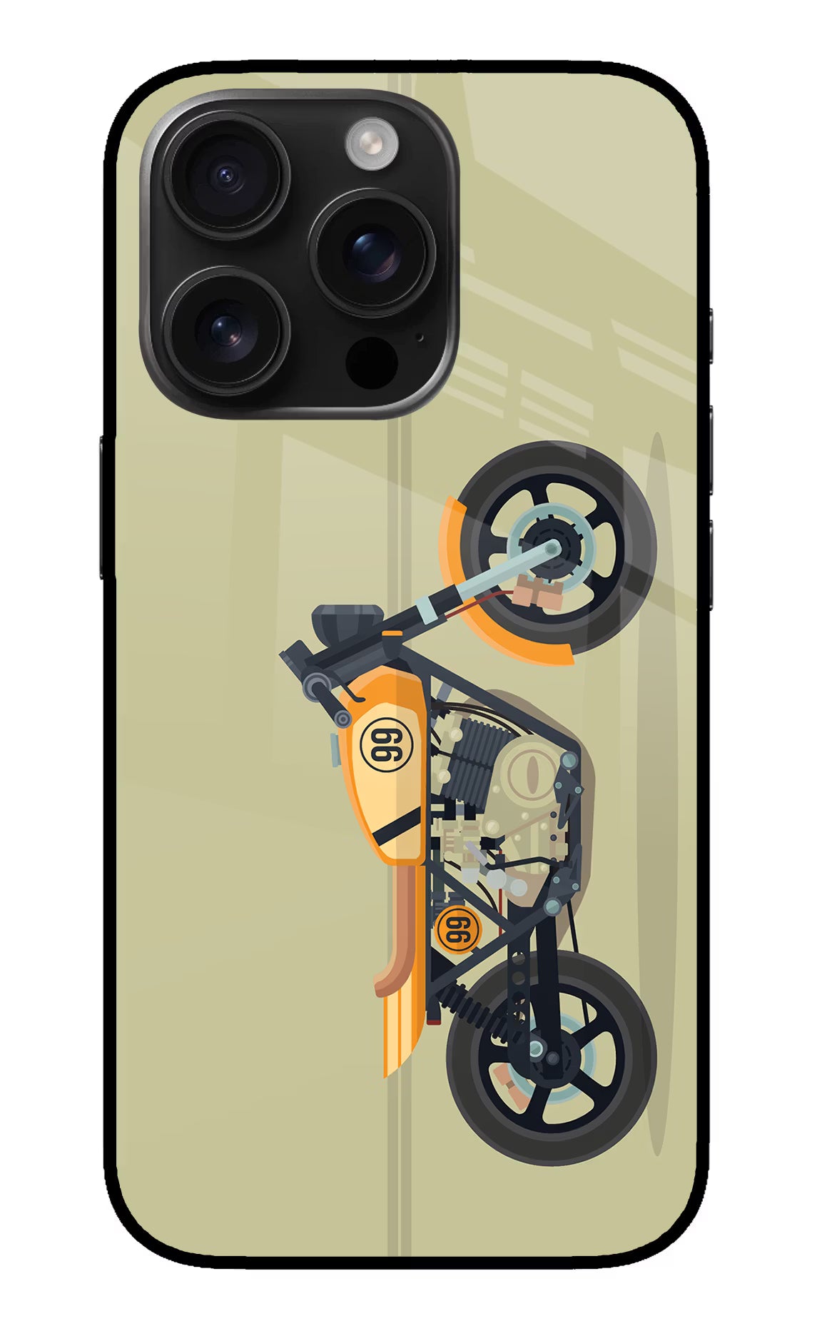 Vertical Speedster iPhone 16 Pro Max Glass Case - Vertical Speedster iPhone 16 Pro Max Glass Case Vertical Speedster iPhone 16 Pro Max Glass Case