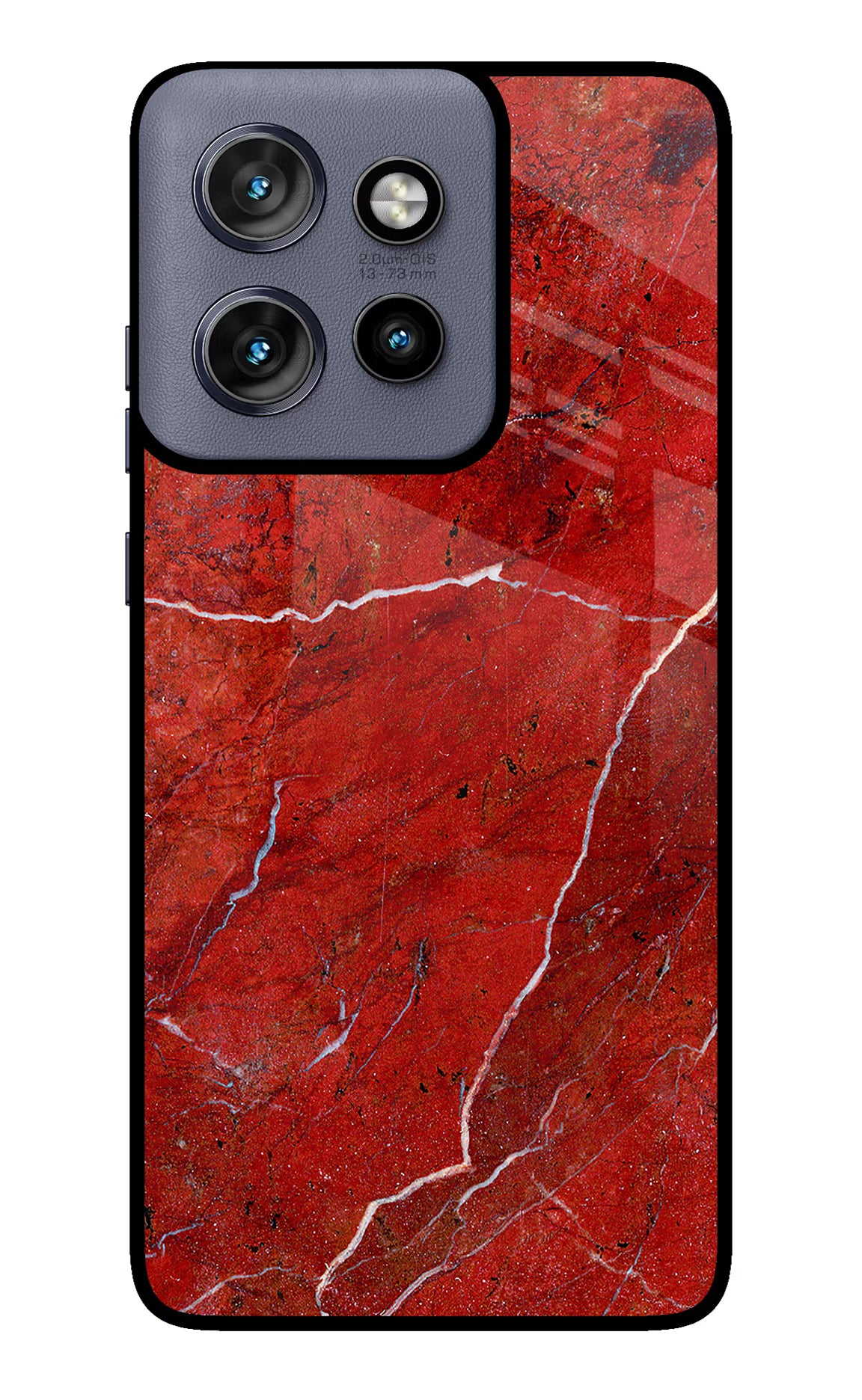 Red Marble Design Moto Edge 50 Neo Glass Case - Red Marble Design Moto Edge 50 Neo Glass Case Red Marble Design Moto Edge 50 Neo Glass Case