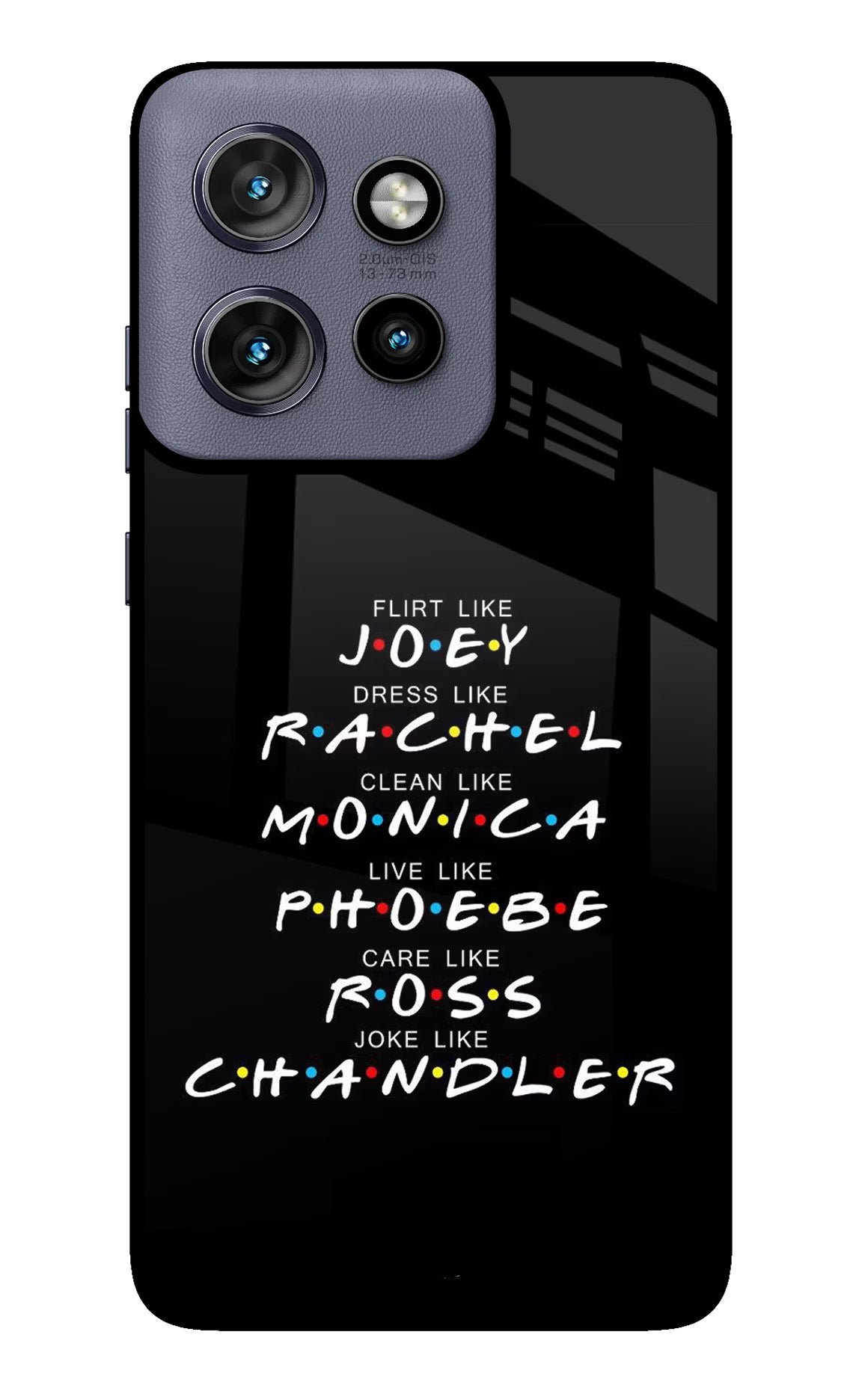 FRIENDS Character Moto Edge 50 Neo Glass Case - FRIENDS Character Moto Edge 50 Neo Glass Case FRIENDS Character Moto Edge 50 Neo Glass Case