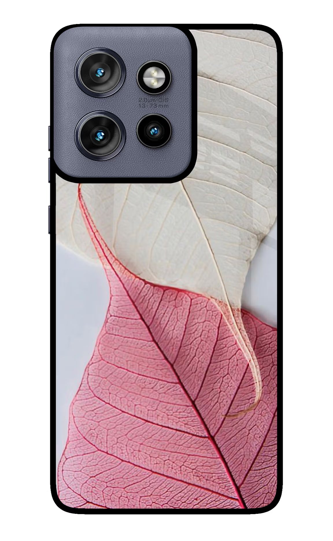 White Pink Leaf Moto Edge 50 Neo Glass Case - White Pink Leaf Moto Edge 50 Neo Glass Case White Pink Leaf Moto Edge 50 Neo Glass Case