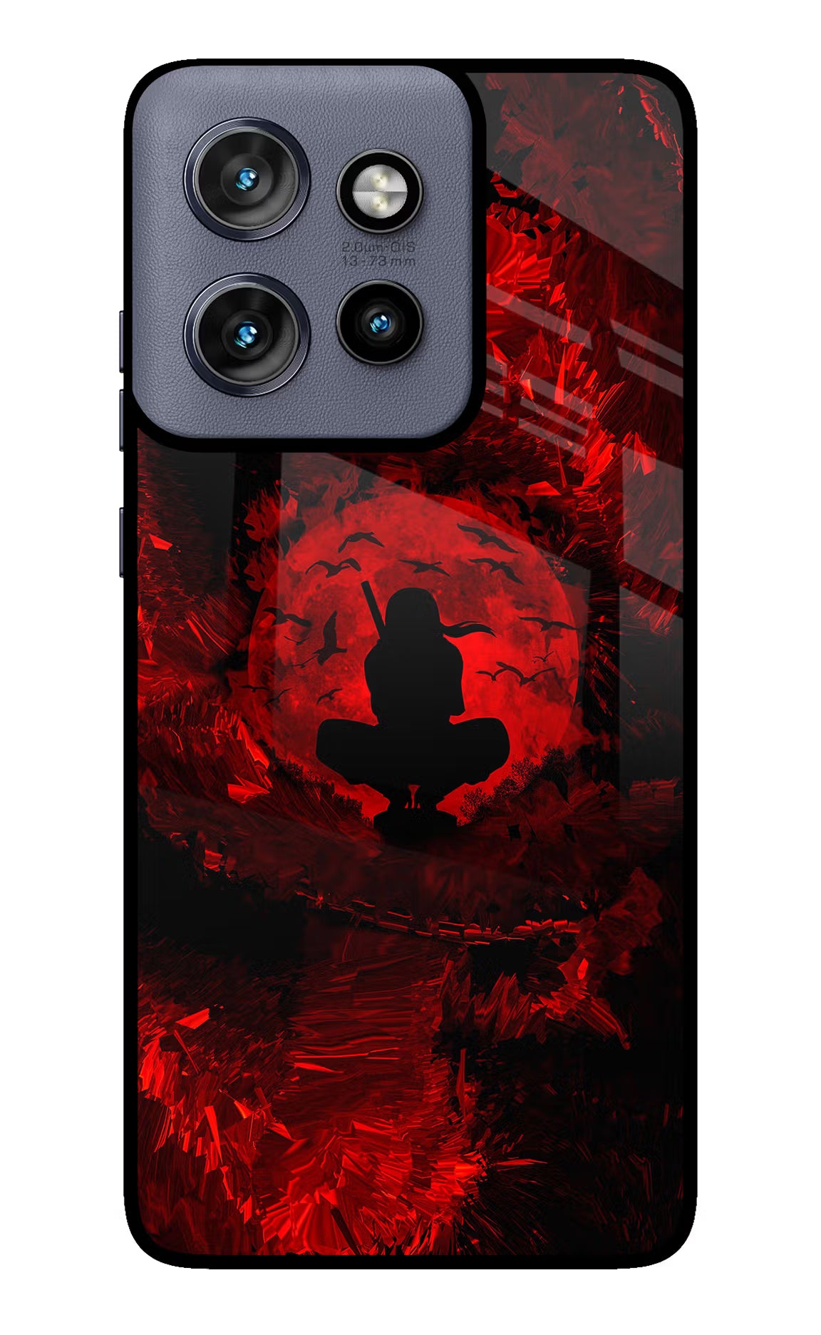 Itachi Uchiha Moto Edge 50 Neo Glass Case - Itachi Uchiha Moto Edge 50 Neo Glass Case Itachi Uchiha Moto Edge 50 Neo Glass Case