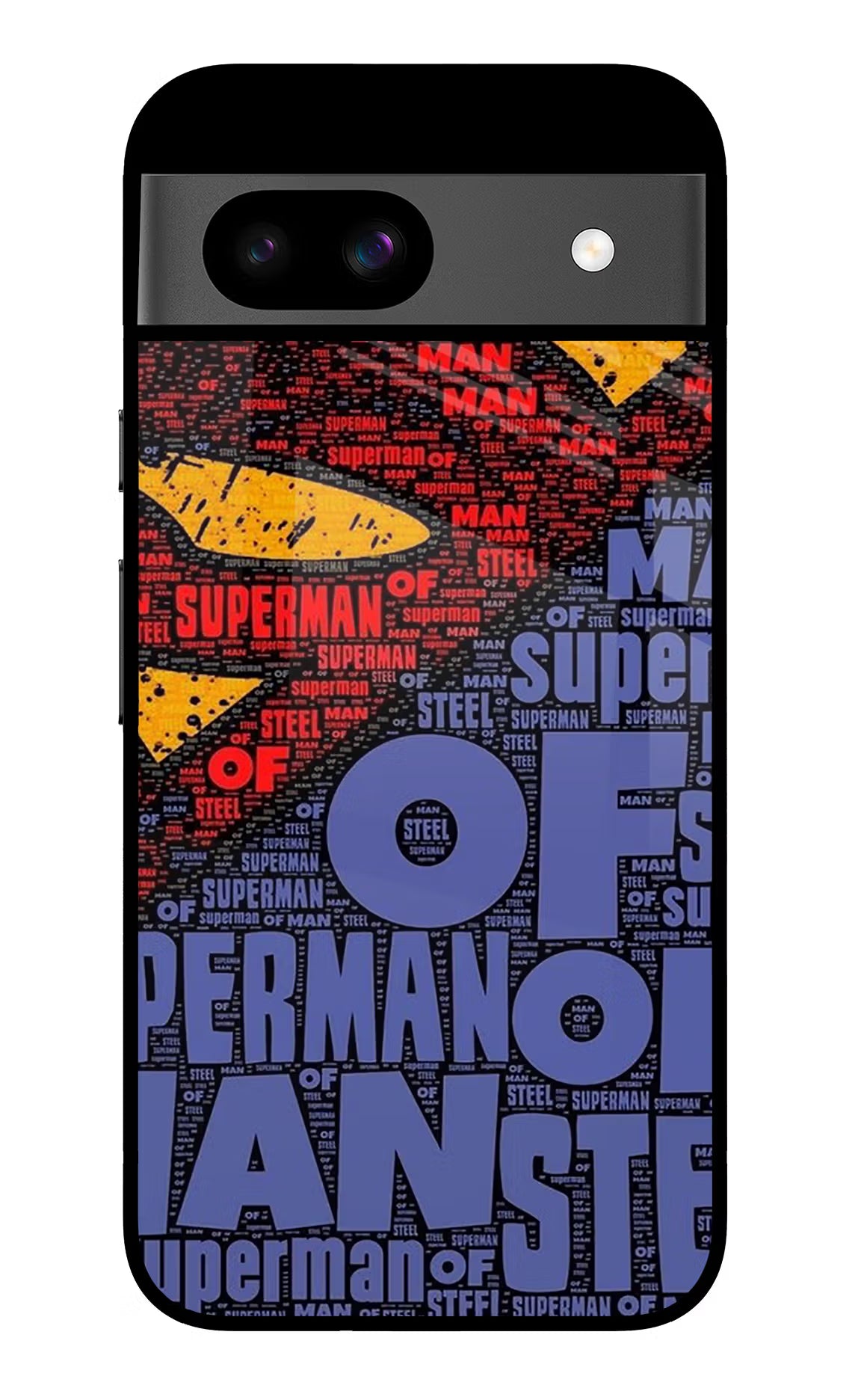 Superman Google Pixel 8A Glass Case - Superman Google Pixel 8A Glass Case Superman Google Pixel 8A Glass Case