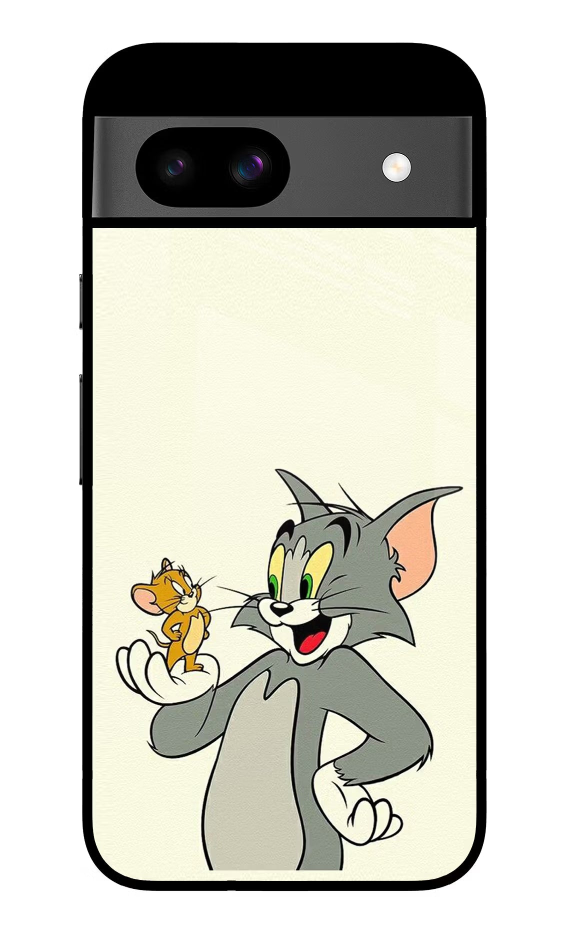 Tom & Jerry Google Pixel 8A Glass Case - Tom & Jerry Google Pixel 8A Glass Case Tom & Jerry Google Pixel 8A Glass Case
