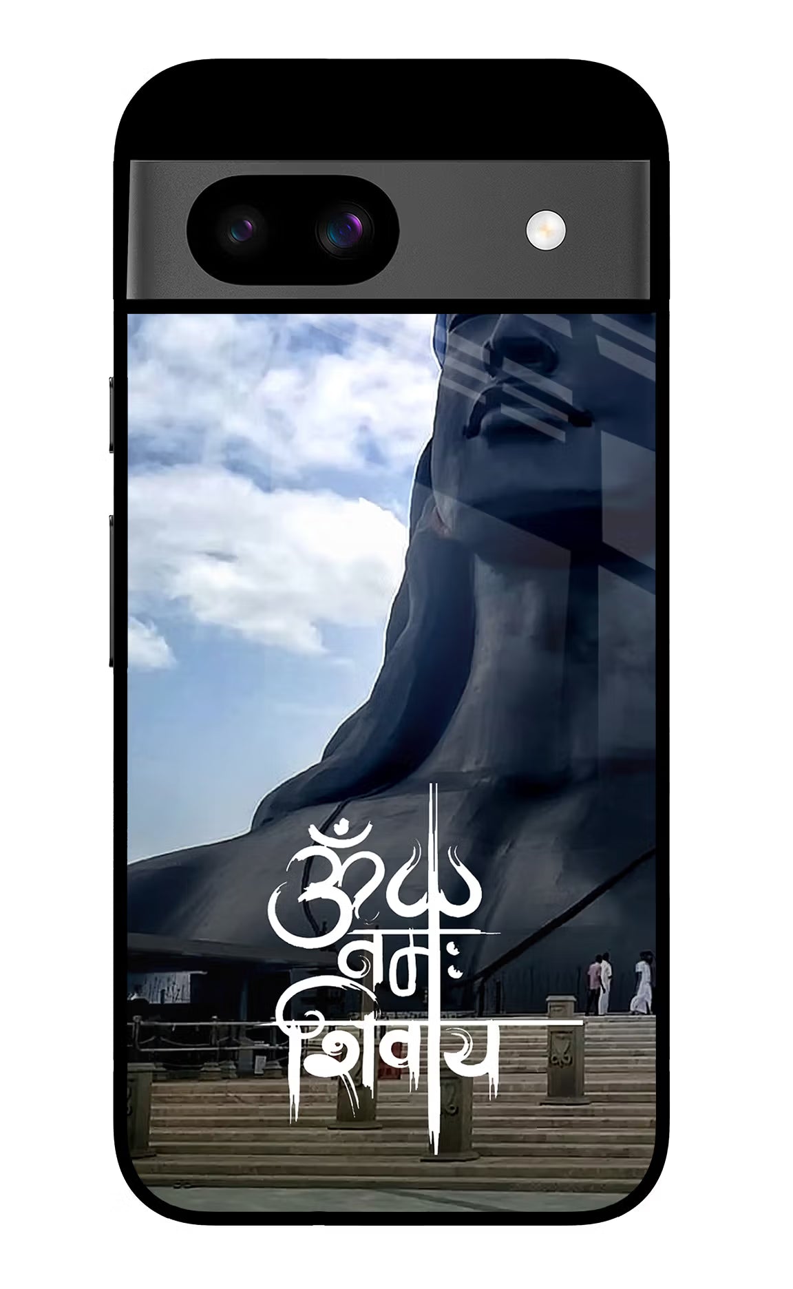 Om Namah Shivay Google Pixel 8A Glass Case - Om Namah Shivay Google Pixel 8A Glass Case Om Namah Shivay Google Pixel 8A Glass Case