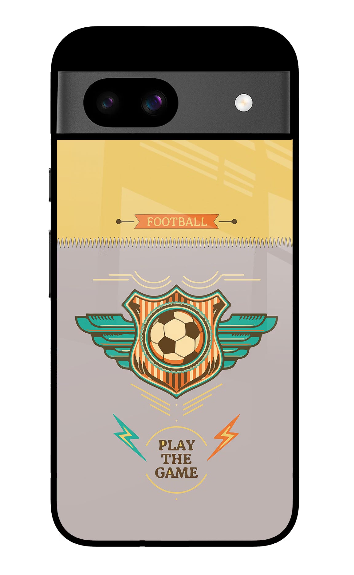 Football Google Pixel 8A Glass Case - Football Google Pixel 8A Glass Case Football Google Pixel 8A Glass Case