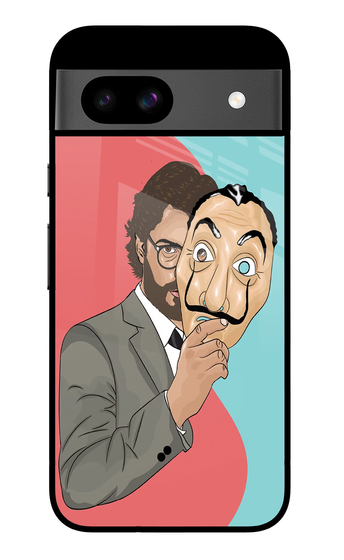 Professor Google Pixel 8A Glass Case - Professor Google Pixel 8A Glass Case Professor Google Pixel 8A Glass Case