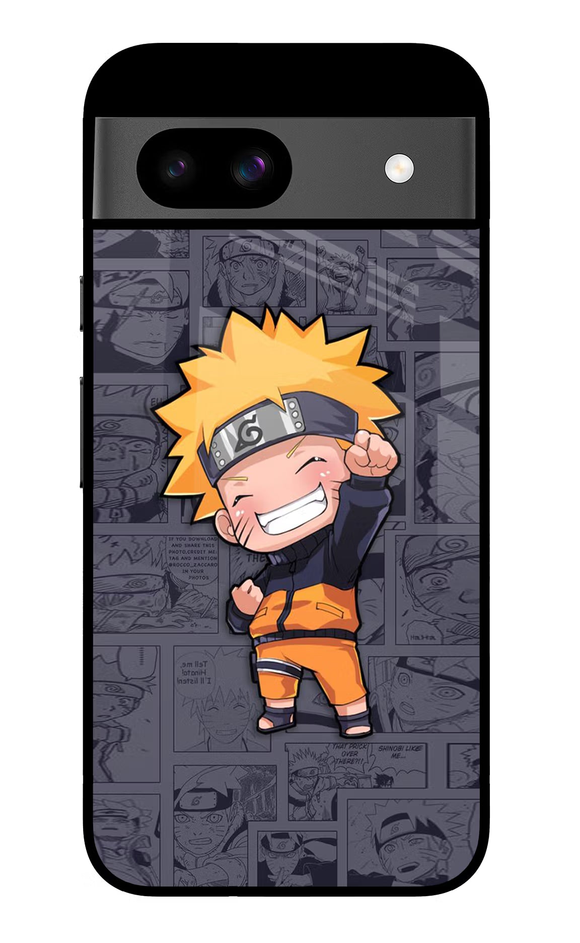 Chota Naruto Google Pixel 8A Glass Case - Chota Naruto Google Pixel 8A Glass Case Chota Naruto Google Pixel 8A Glass Case