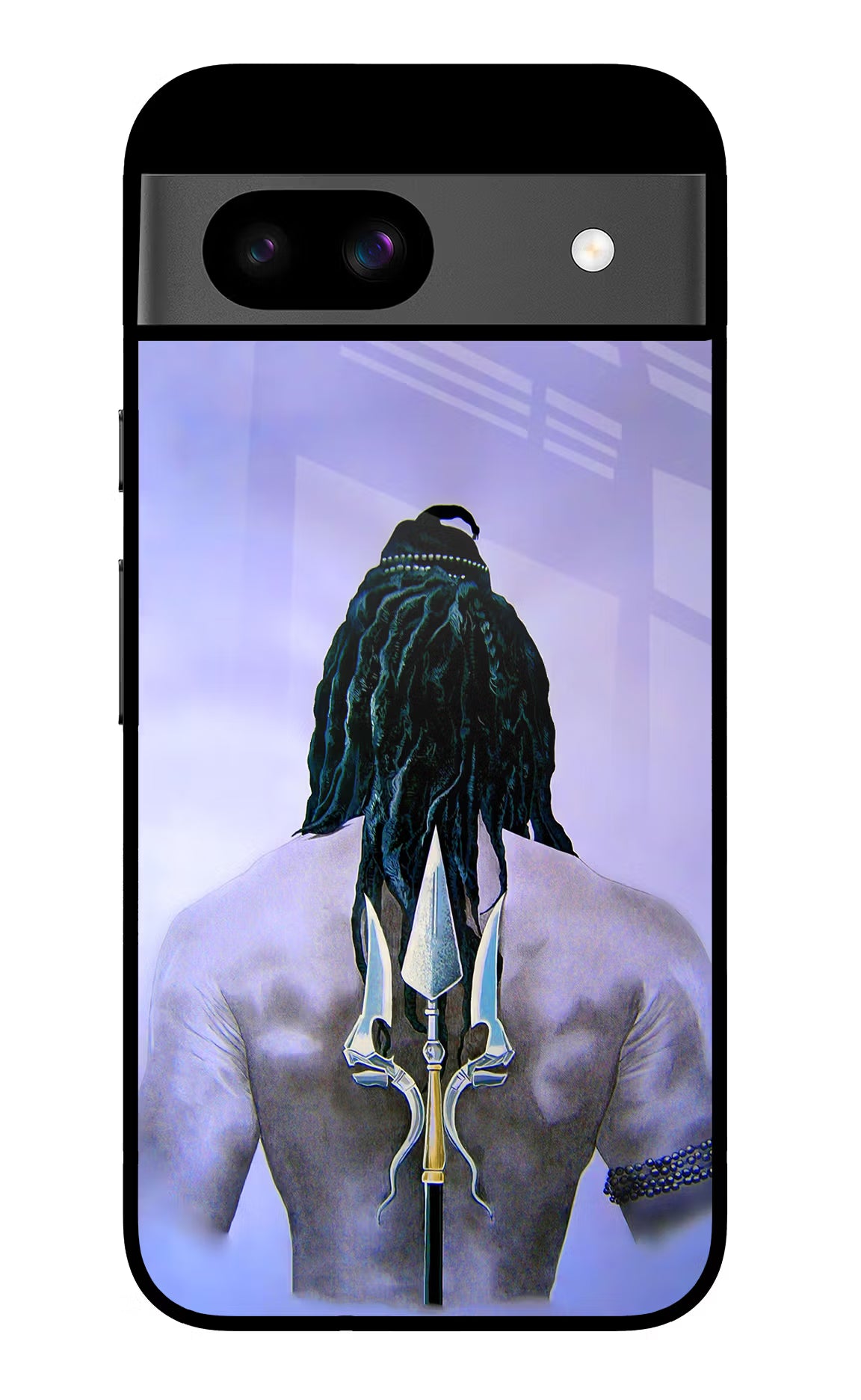 Shiva Google Pixel 8A Glass Case - Shiva Google Pixel 8A Glass Case Shiva Google Pixel 8A Glass Case