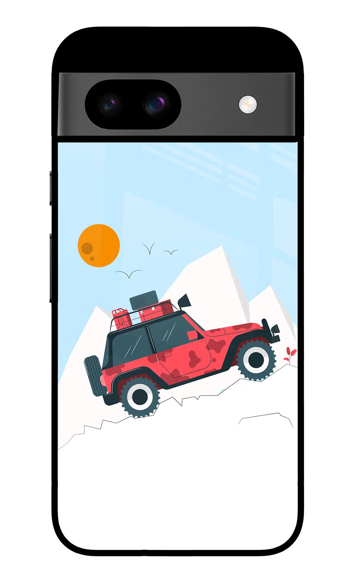 Mountain Trail Beast Google Pixel 8A Glass Case - Mountain Trail Beast Google Pixel 8A Glass Case Mountain Trail Beast Google Pixel 8A Glass Case